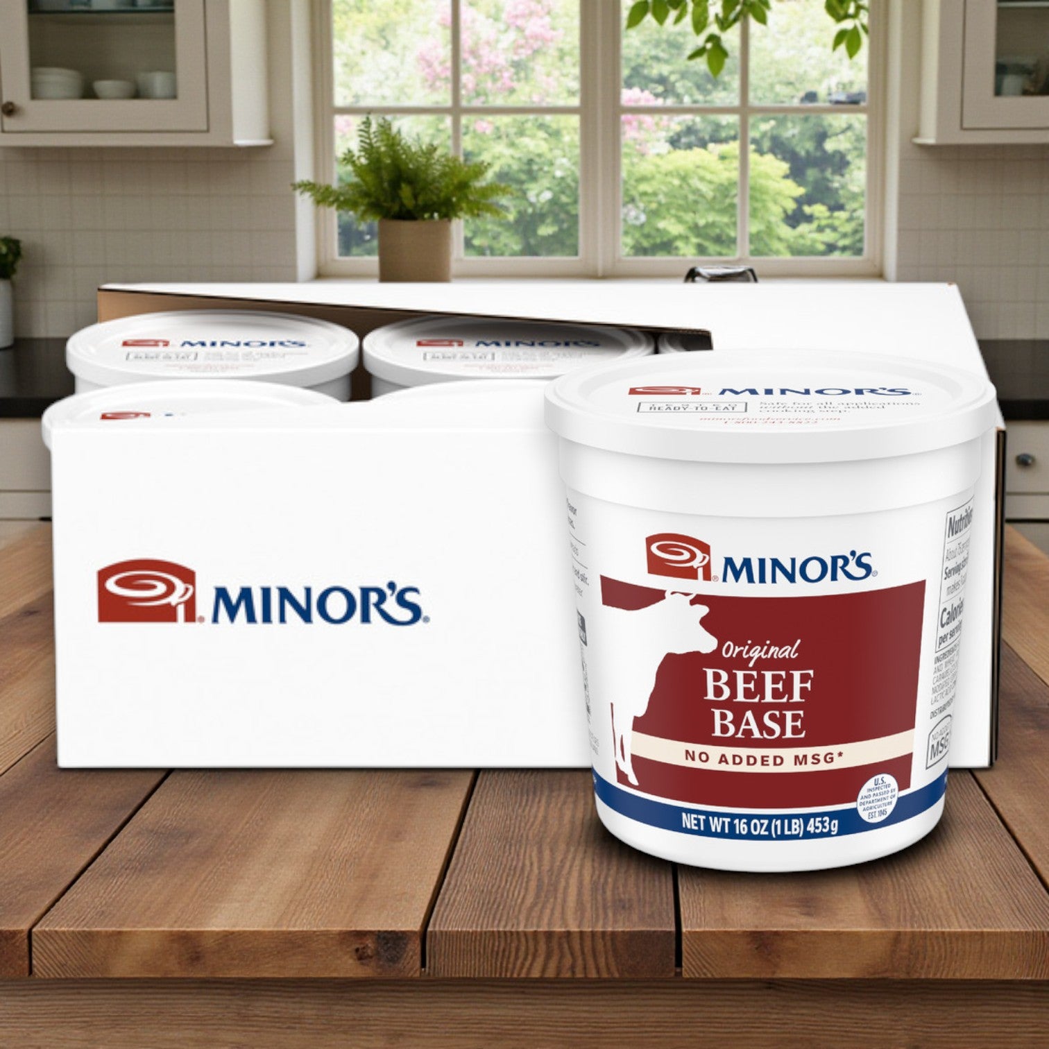 Minor’s Beef Base – No MSG Added (6 × 1 lb)