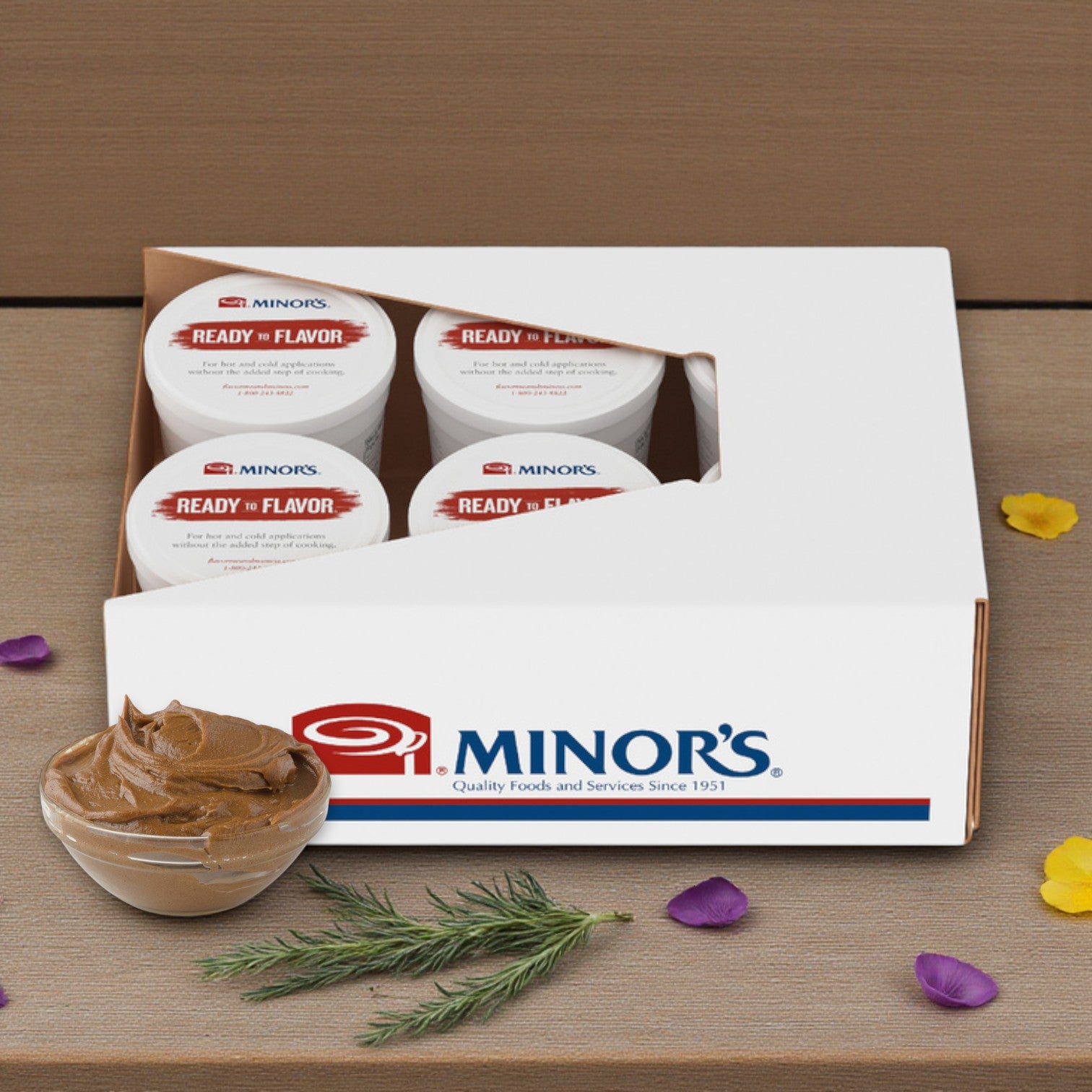 Minor’s Demi-Glace Sauce Concentrate – 6 × 13.6 oz