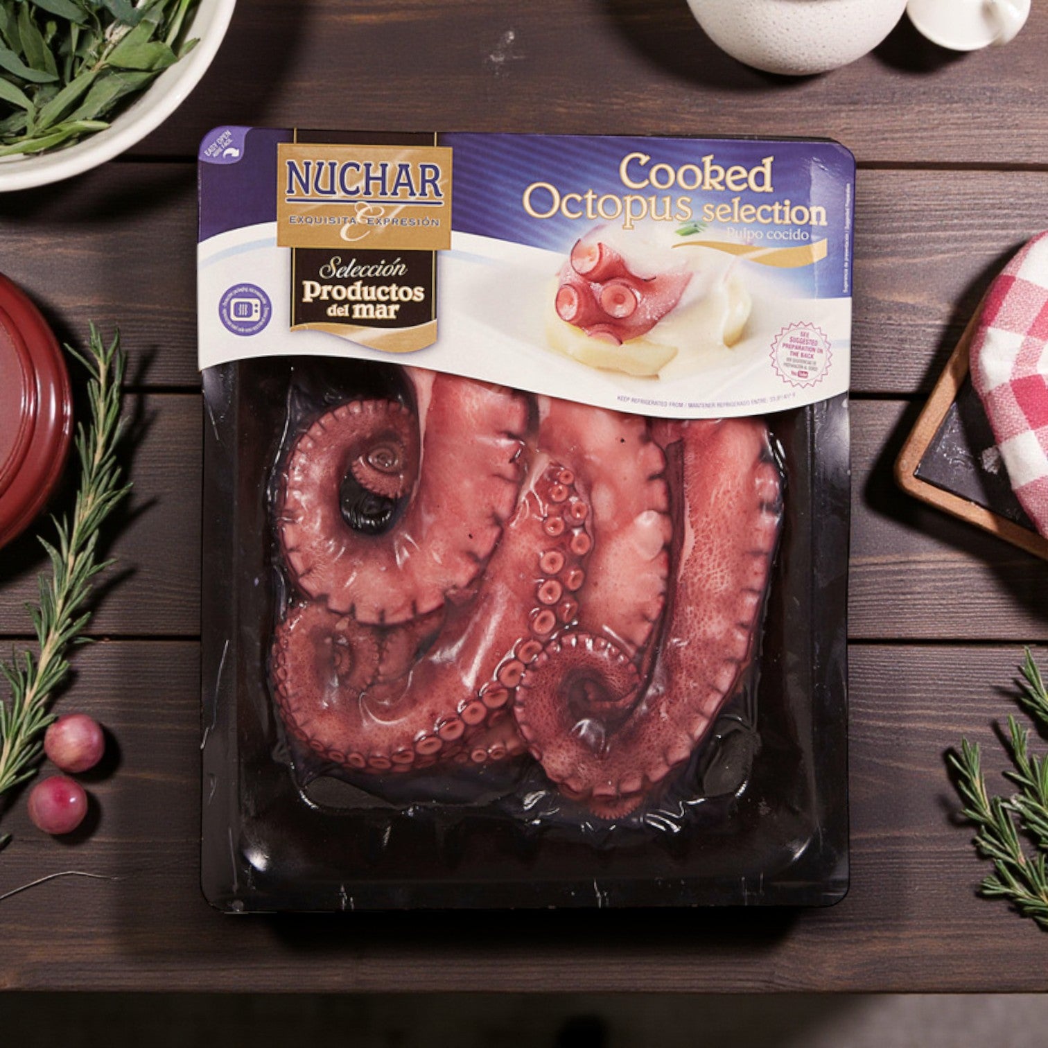 Nuchar Cooked Octopus – 17.6 oz