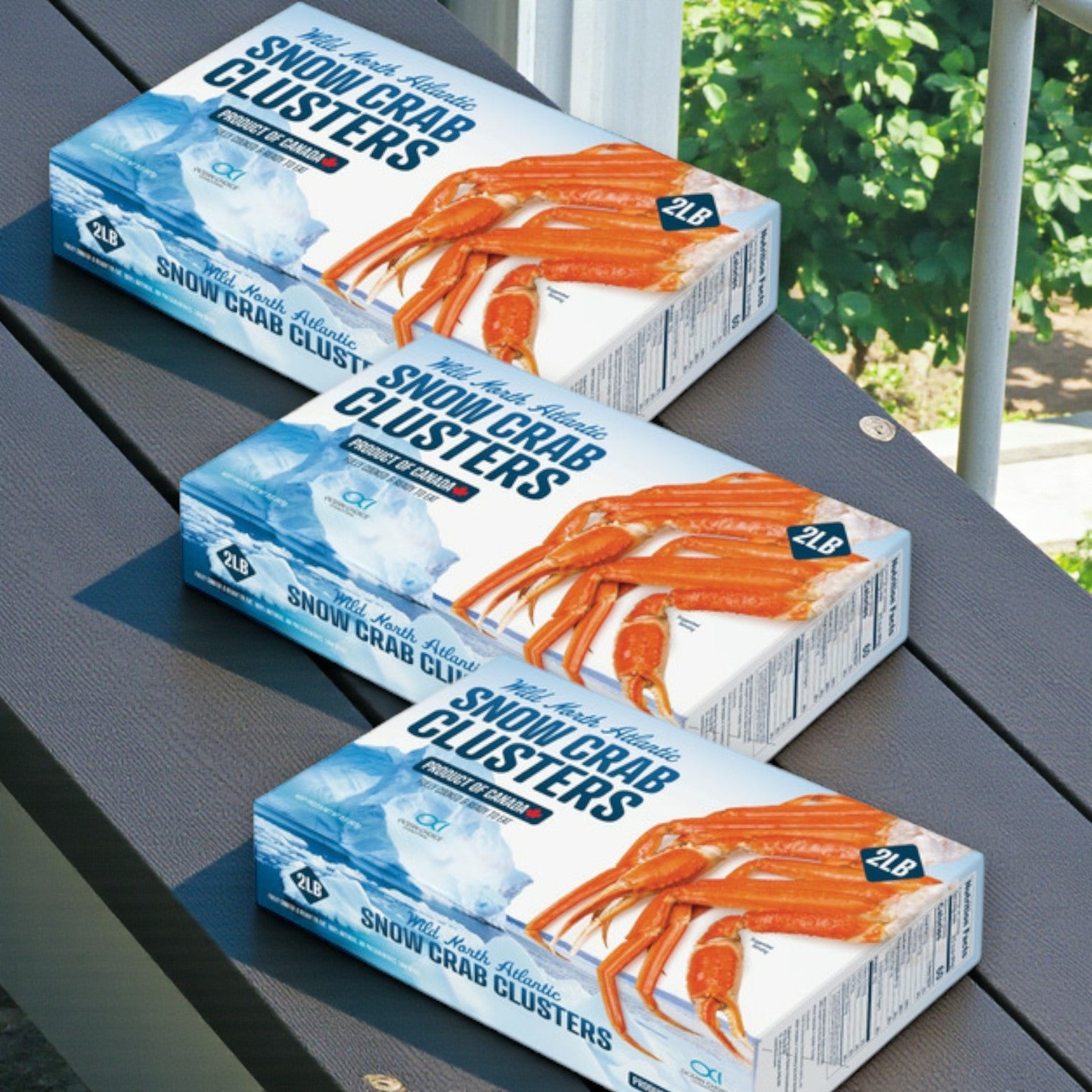 Ocean Choice Wild North Atlantic Snow Crab Clusters – 2 lb (3-Pack)