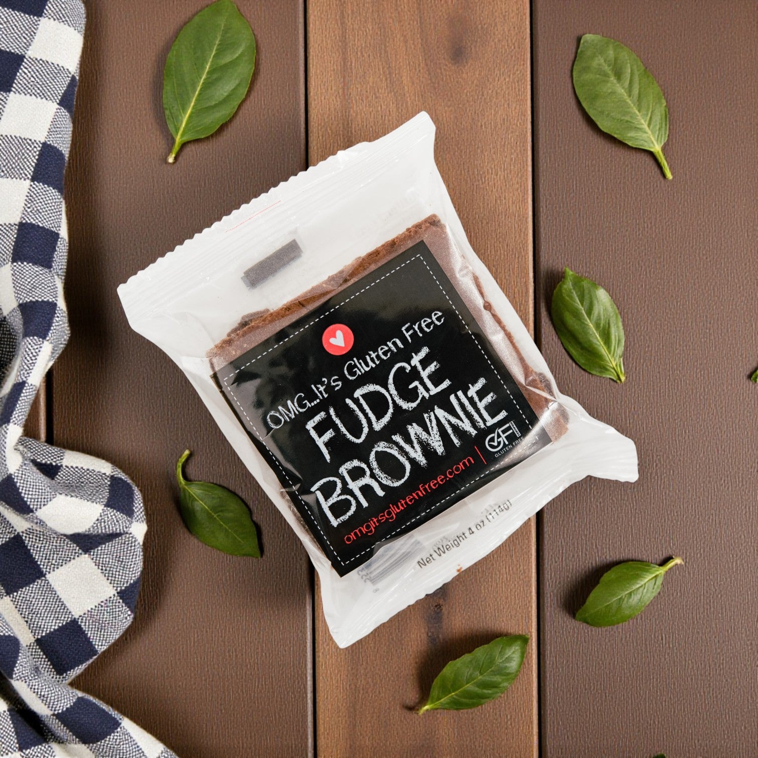 OMG It's Gluten Free, Brownie Fudge Gluten Free- 1 Case, 24 Pack