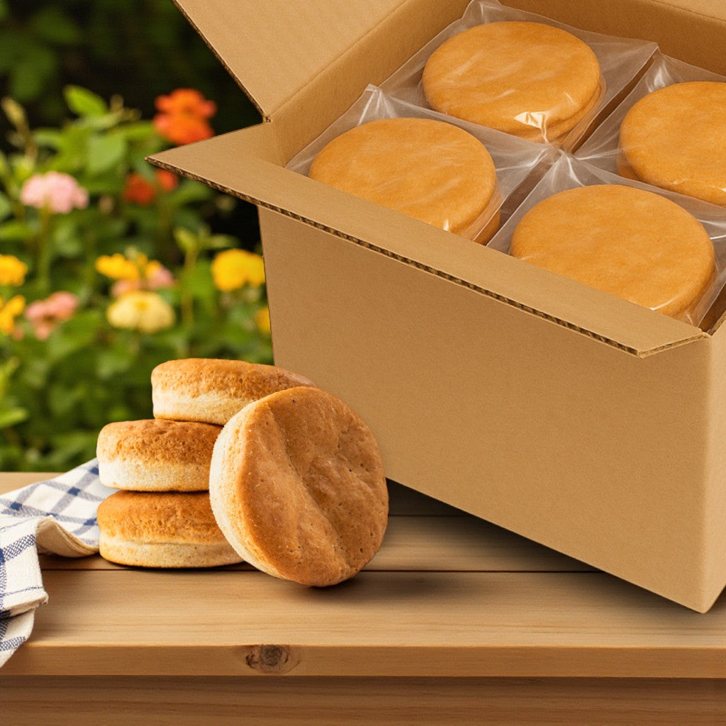 OMG It's Gluten Free, Hamburger Bun Gluten Free 4.5 Individually Wrapped- 16 Buns A Case