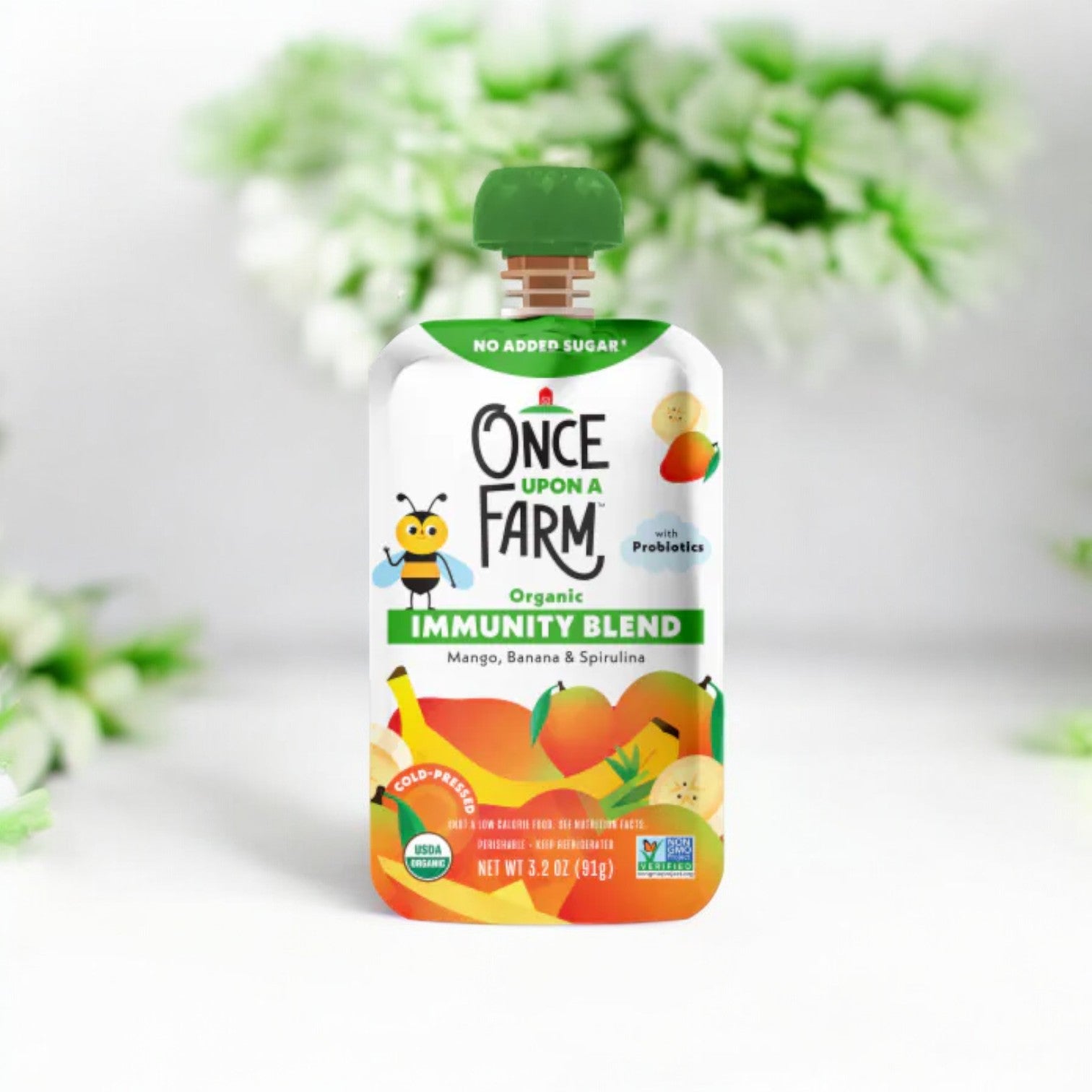 Once Upon a Farm™ Organic Immunity Blend Snack, 3.2 oz. - 1 Case, 10 Count