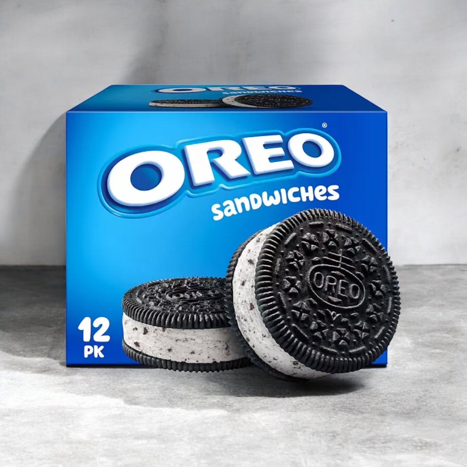 Oreo Dairy Dessert Sandwiches, Frozen, 12 ct. -1 Box