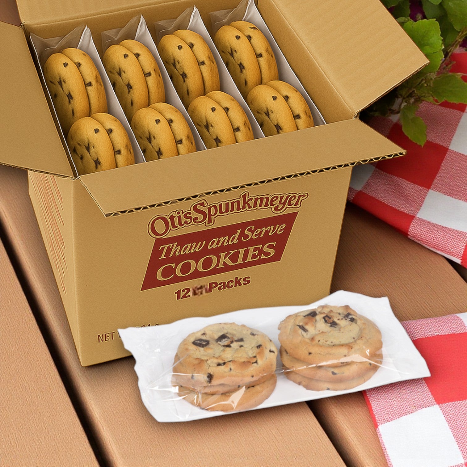 クッキー Otis Spunkmeyer, Chocolate Chunk 2 oz. Cookie, 72 Count