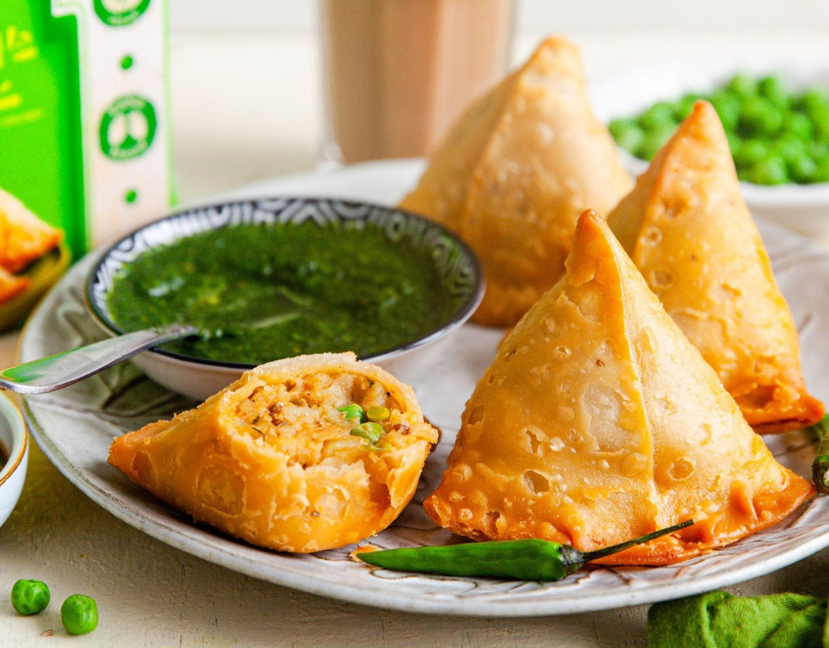 Deep Indian Kitchen Potato & Pea Samosas – 12 oz