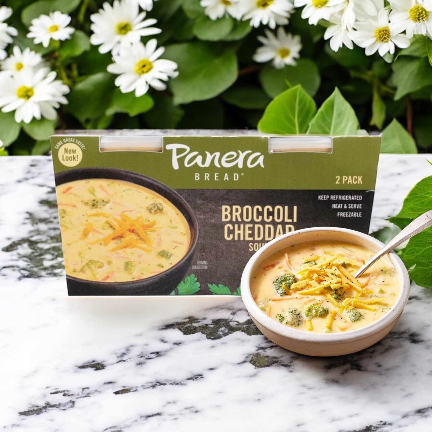 Panera Broccoli Cheddar Soup – 24 oz, 2-Count