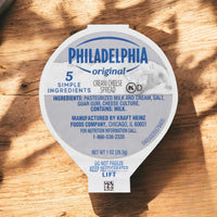 Philadelphia Cream Cheese Cheese Cream Original Spread Cup, 1 oz. - 100 Count