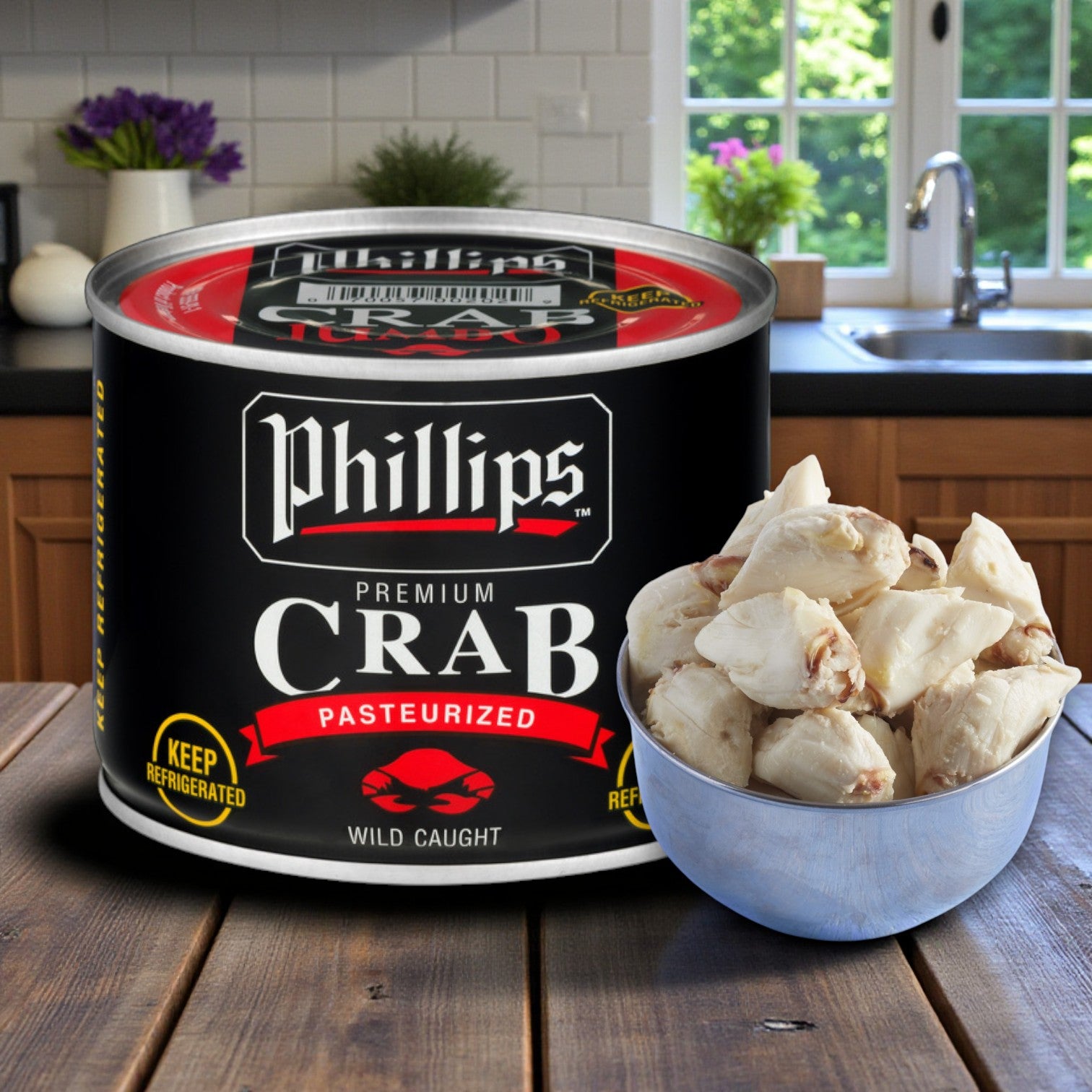 Phillips Jumbo Lump Crab Meat – 16 oz