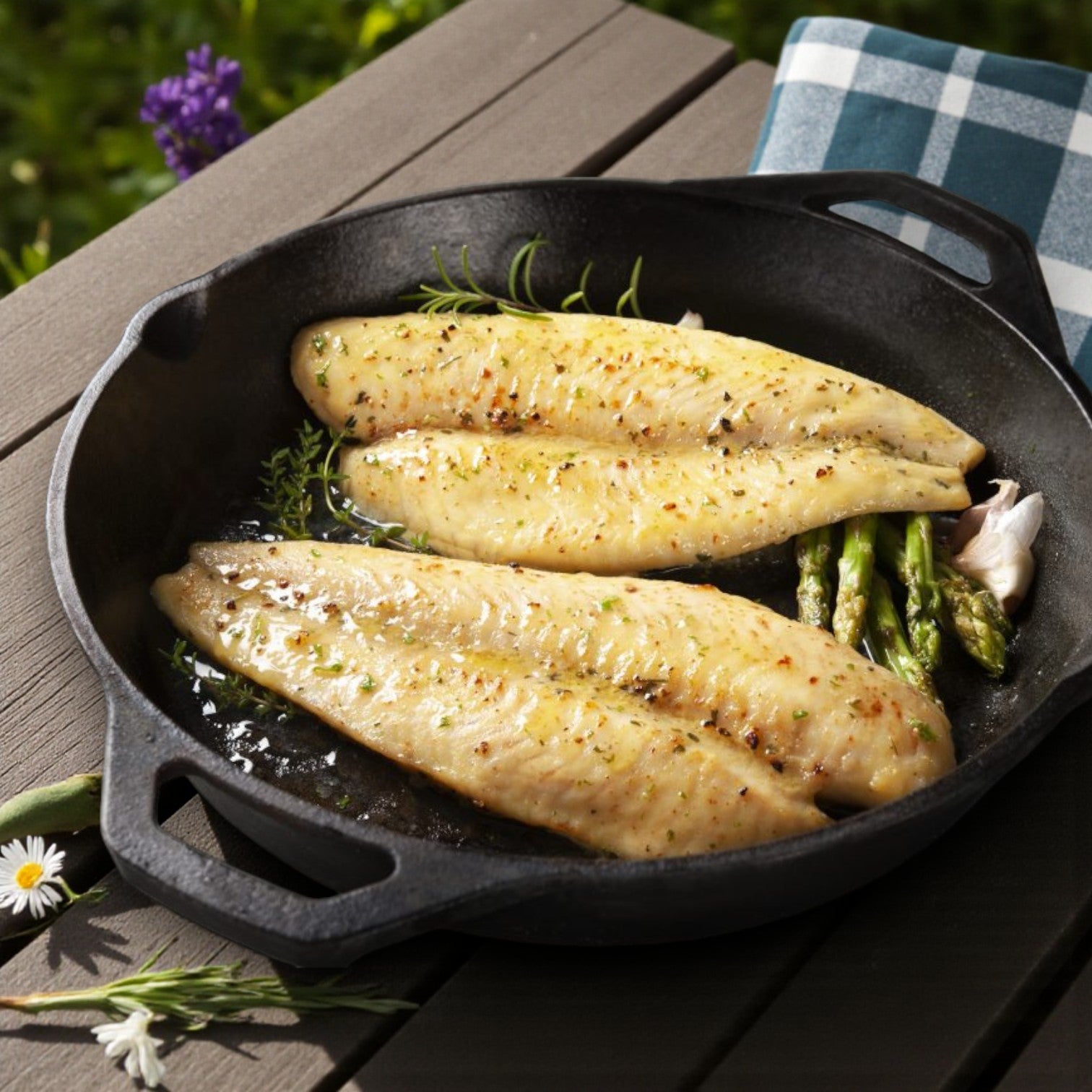 Portico Classic Seafood by Sysco – Pangasius Fillet, IQF 5–7 oz (1/15 lb)