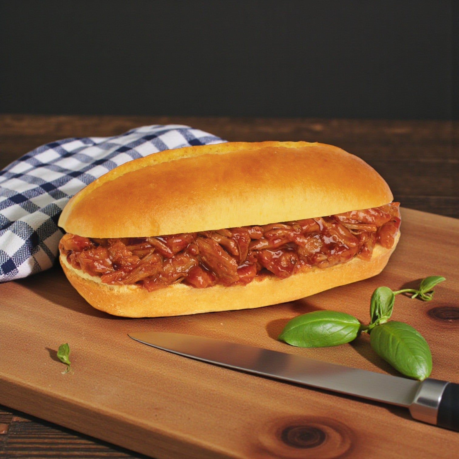 Raybern’s Crafted Sandwiches – Barbeque Pulled Pork, 2 Count