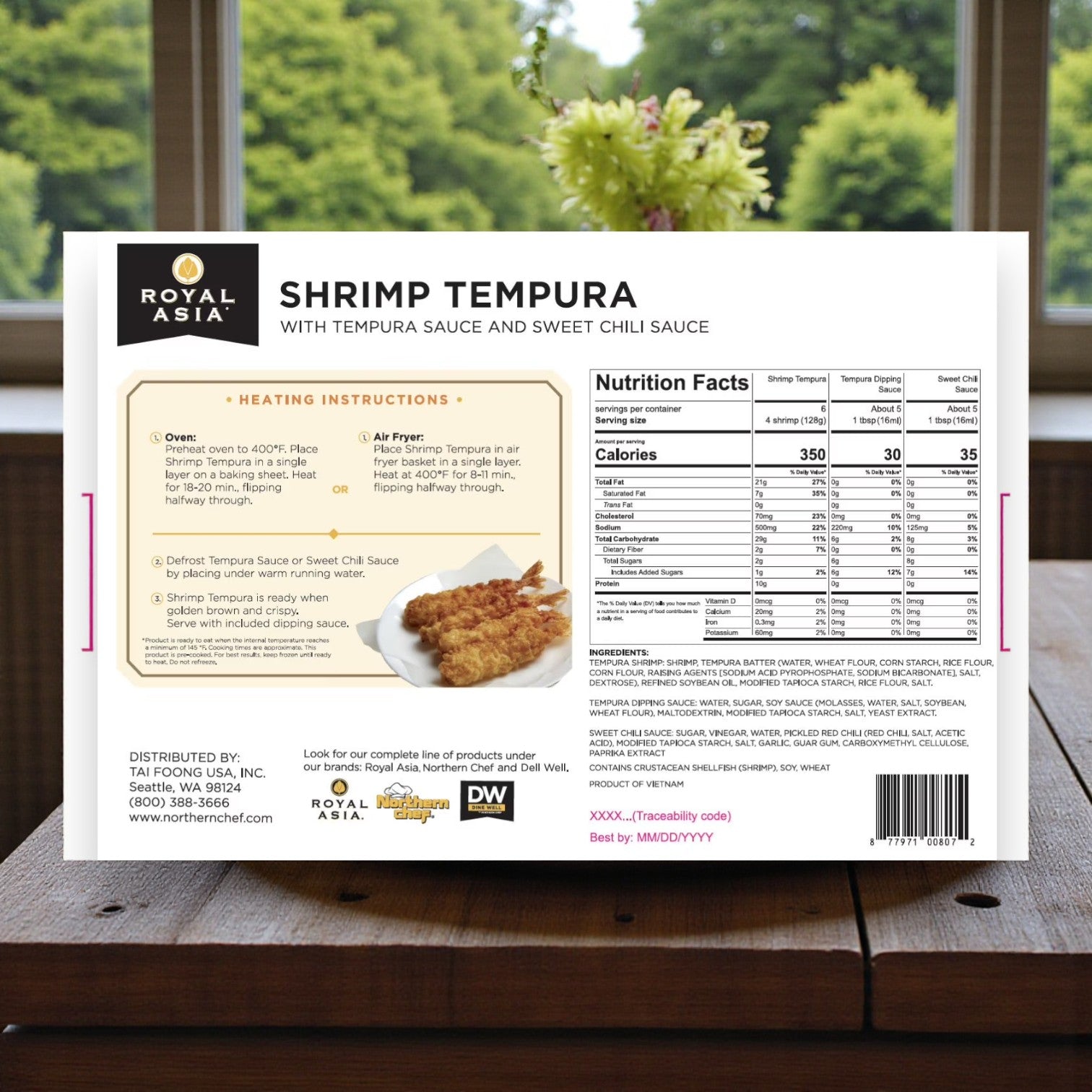 Royal Asia Shrimp Appetizer Combo — Coconut Shrimp & Shrimp Tempura