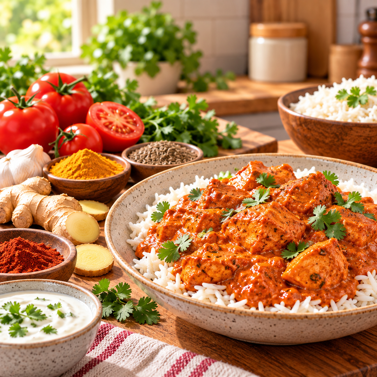 Deep Indian Kitchen Chicken Tikka Masala with Basmati Rice – 9 oz