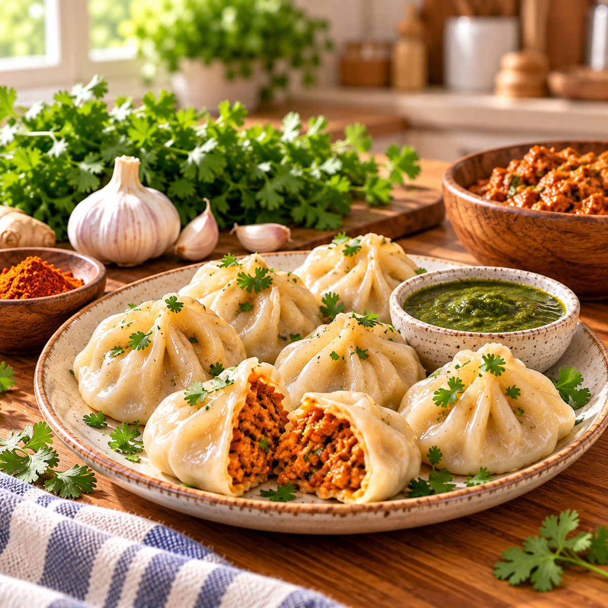 Deep Indian Kitchen Butter Chicken Momo Dumplings – 7.8 oz