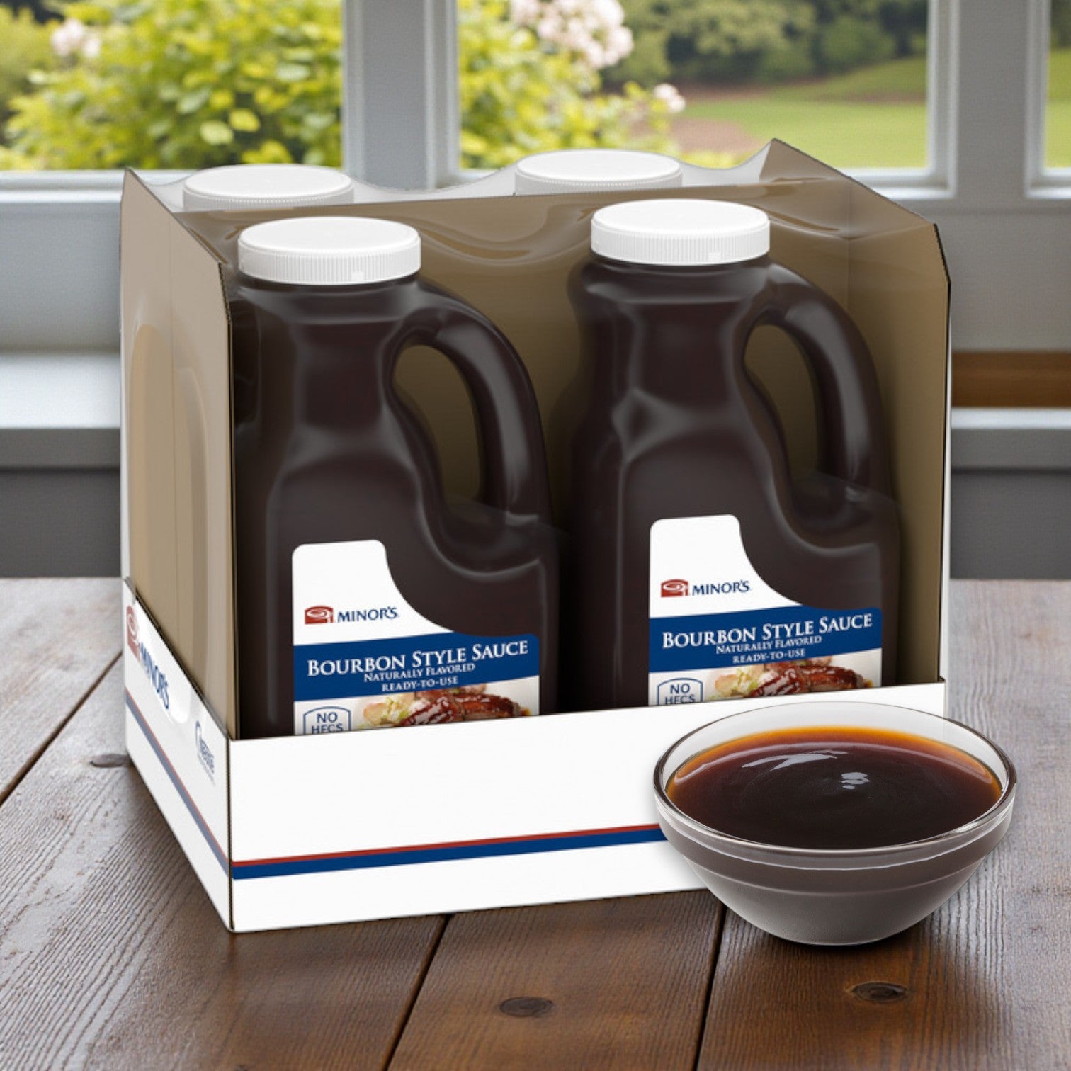 Minor’s Bourbon Style Sauce – 4 × 0.5 Gallon
