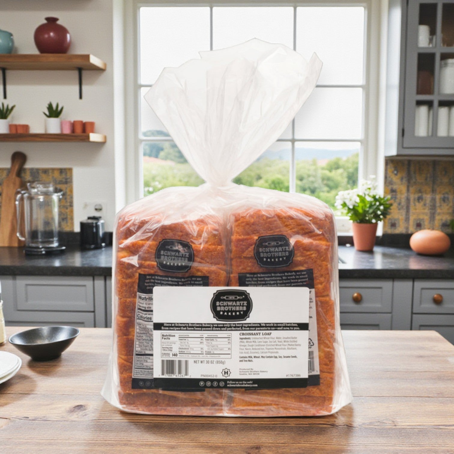 Schwartz Brothers Bakery Croissant Loaf – 15 oz (2 ct)