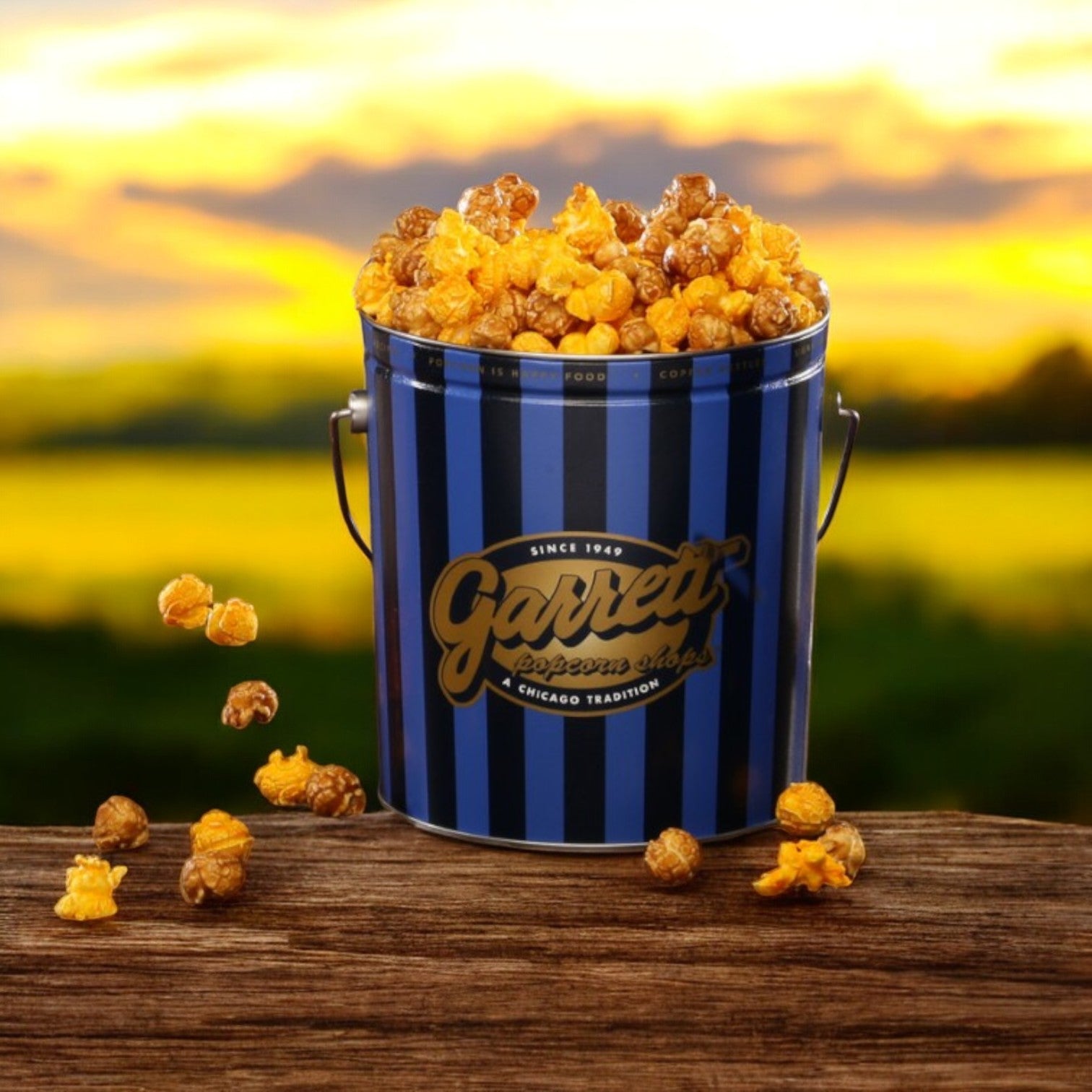 Garrett Popcorn - Garret Mix, 14 Cups, Classic Tin Size