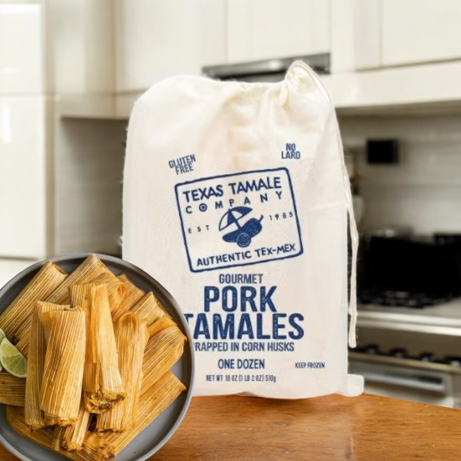 Texas Tamale Company Pork Tamales, 18 oz Bag