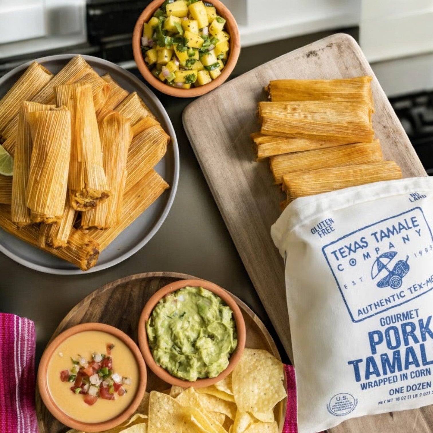 Texas Tamale Company Pork Tamales, 18 oz Bag