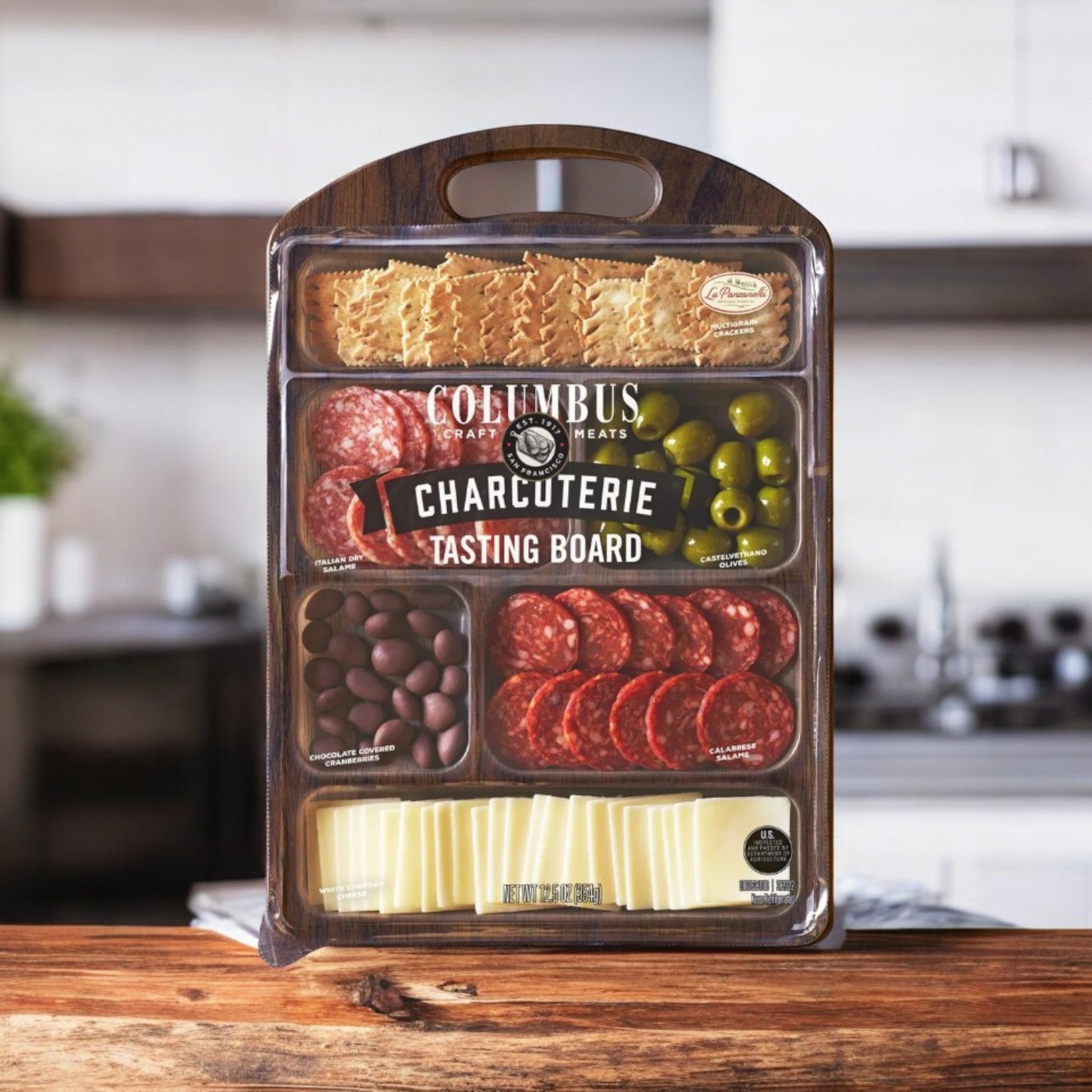 Columbus Craft Meats Charcuterie Tasting Board, 12.5 Oz-1  Case