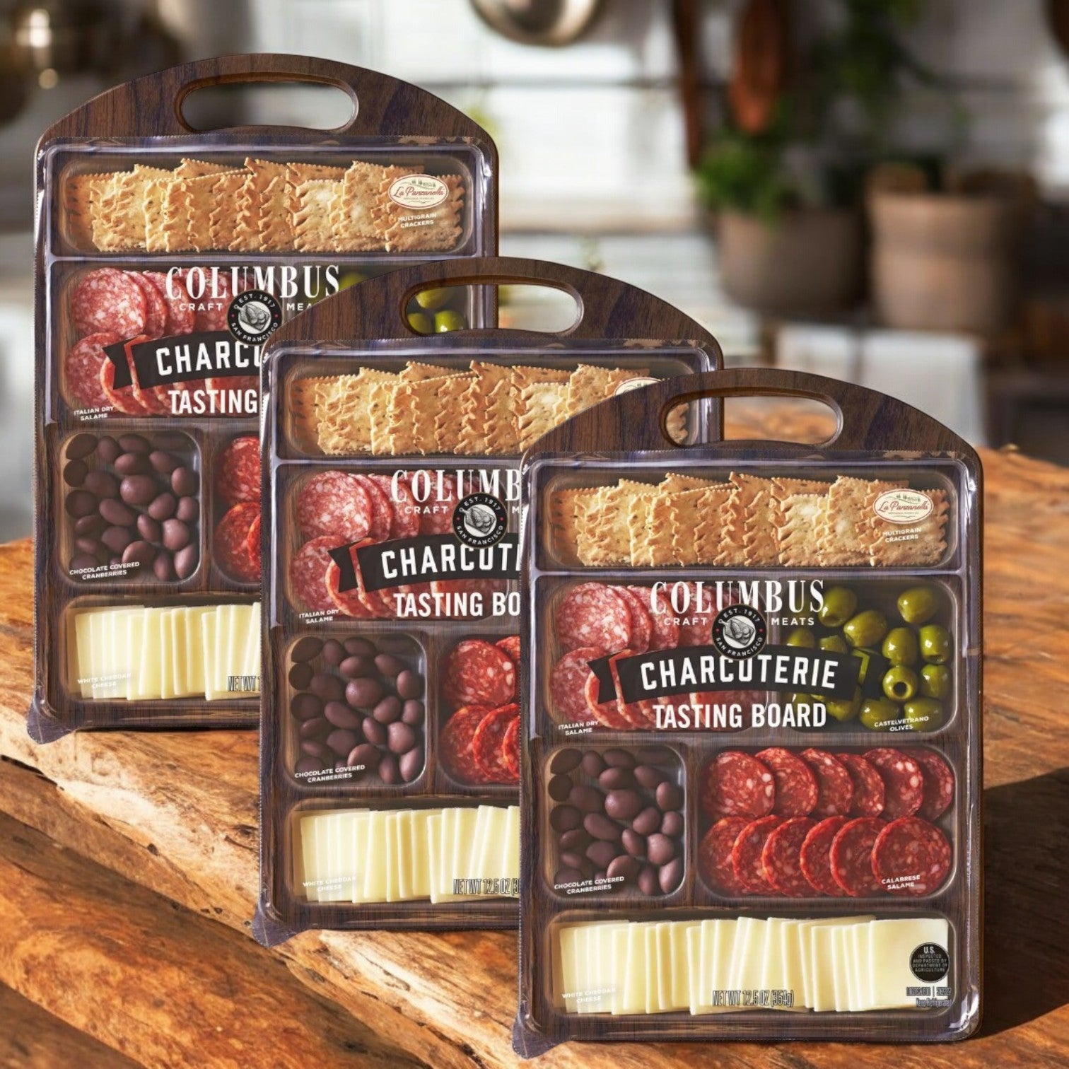 Columbus Craft Meats Charcuterie Tasting Board, 12.5 oz. - 3 Count