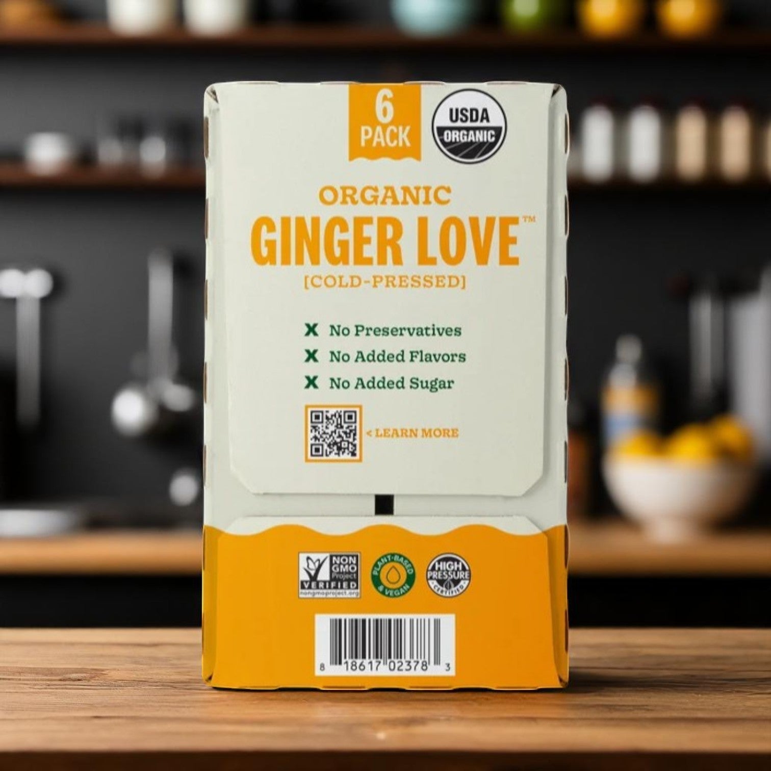 Suja Organic Ginger Love Cold Pressed, 10.5 oz, 6-count-1 Case