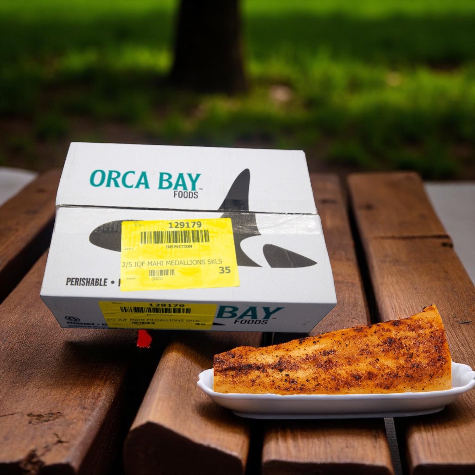 Mahi Mahi Medallions 1-3 Ounce 5 LB 2 Pack