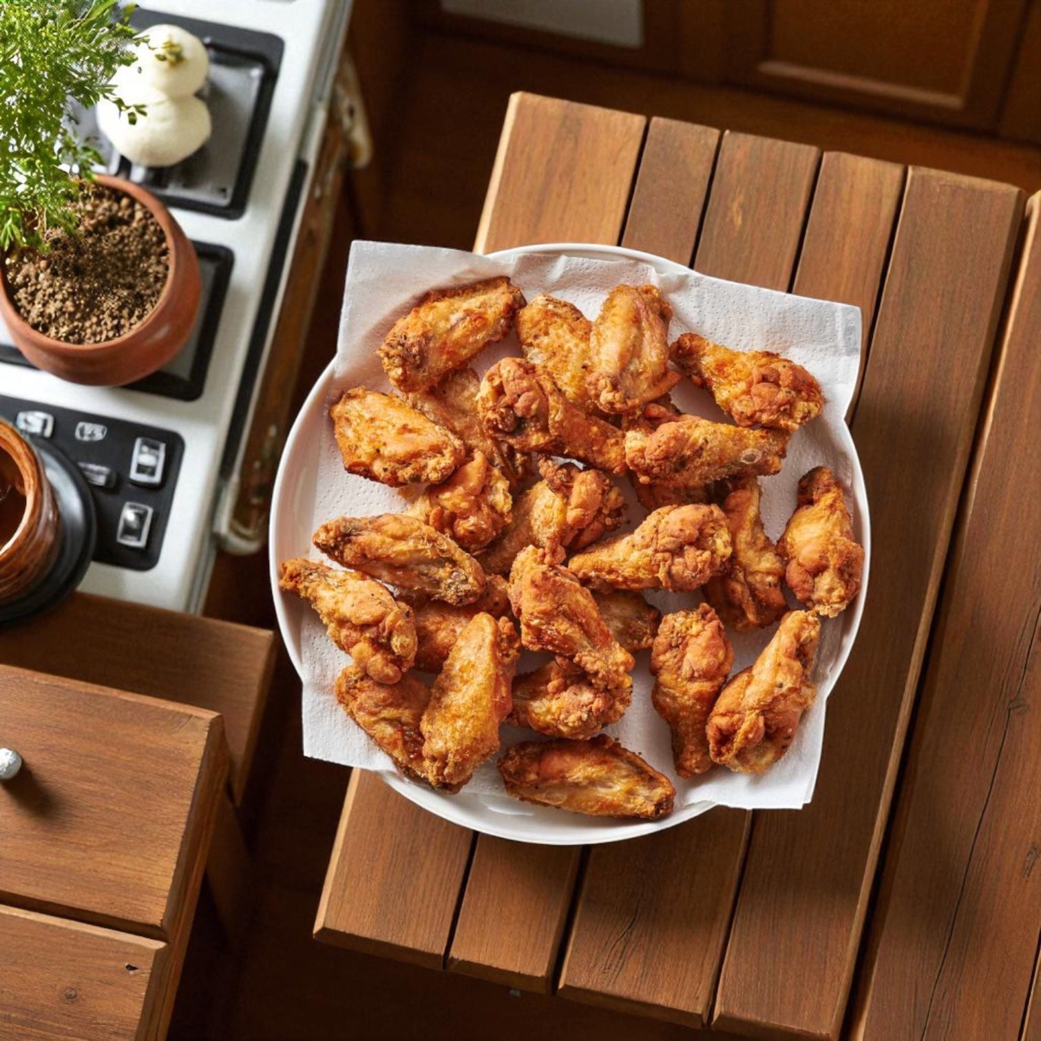 Tyson Foods Chicken Wing Stinger Pre-cooked 1st & 2nd Joints 5 lb Bag - 2 Count