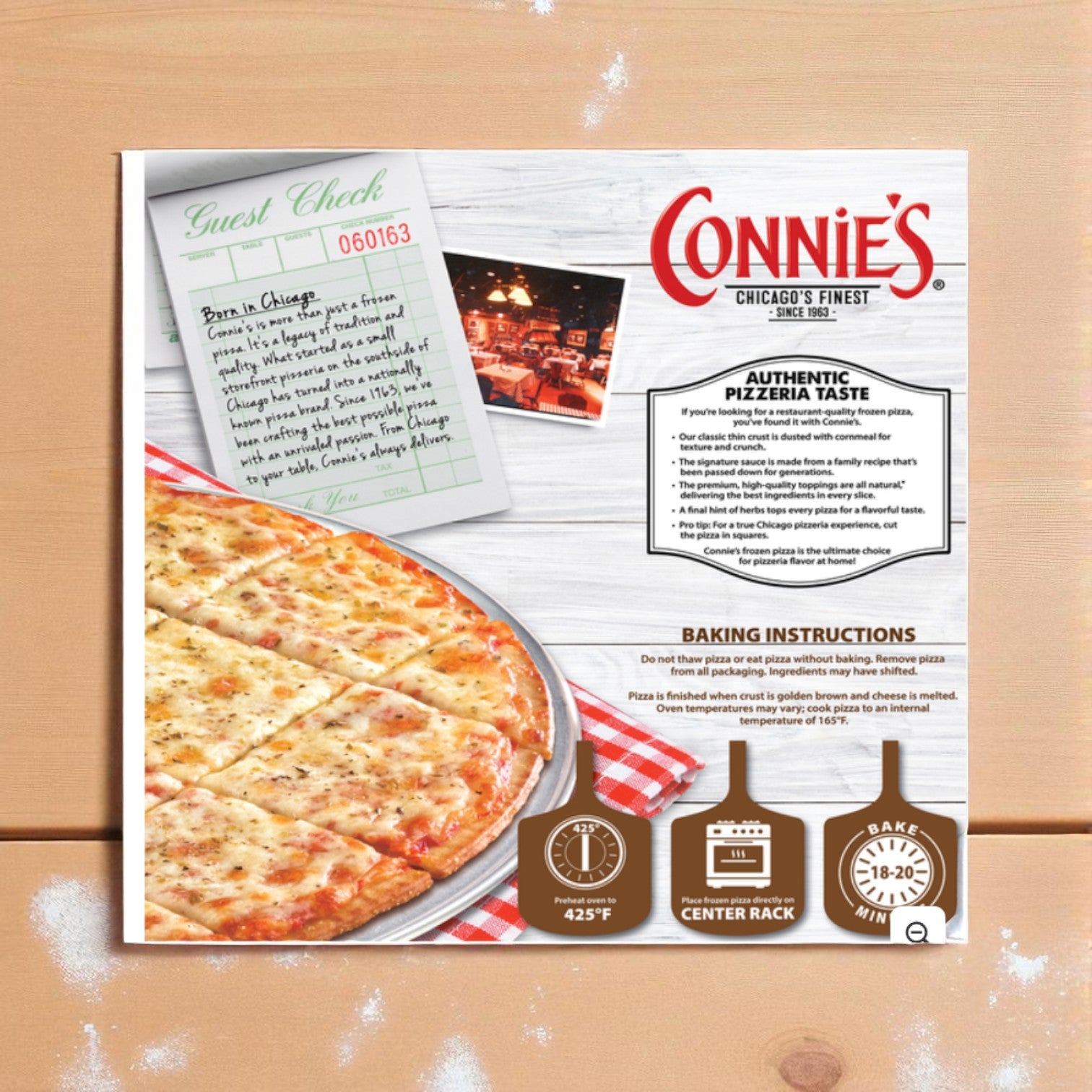 Connie's Pizza Pizza, Classic Thin Crust, Cheese- 20.36Oz-1 Count