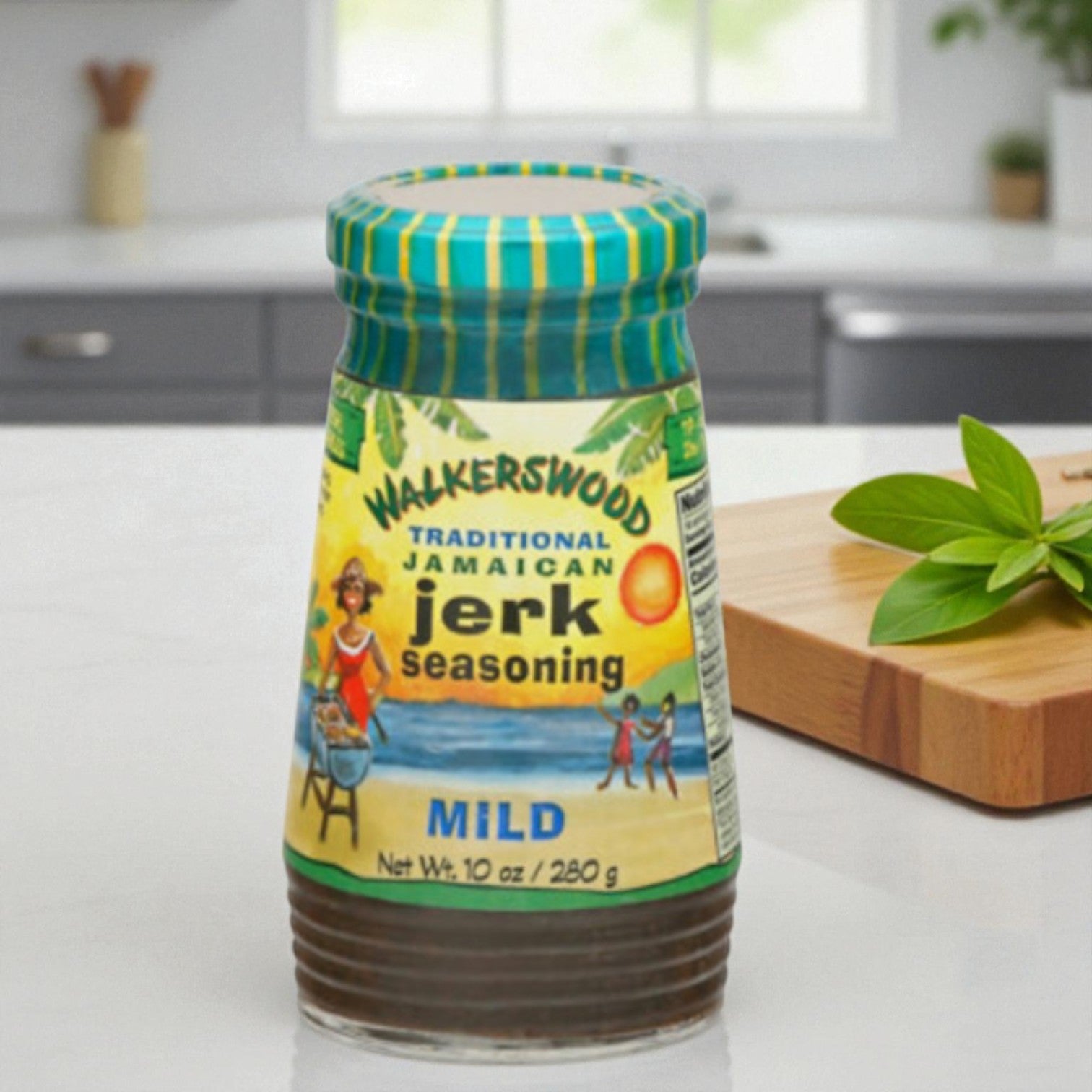 Walkerswood Jerk Seasoning, Traditional, Jamaican, Mild- 10 Oz- 1 Pack