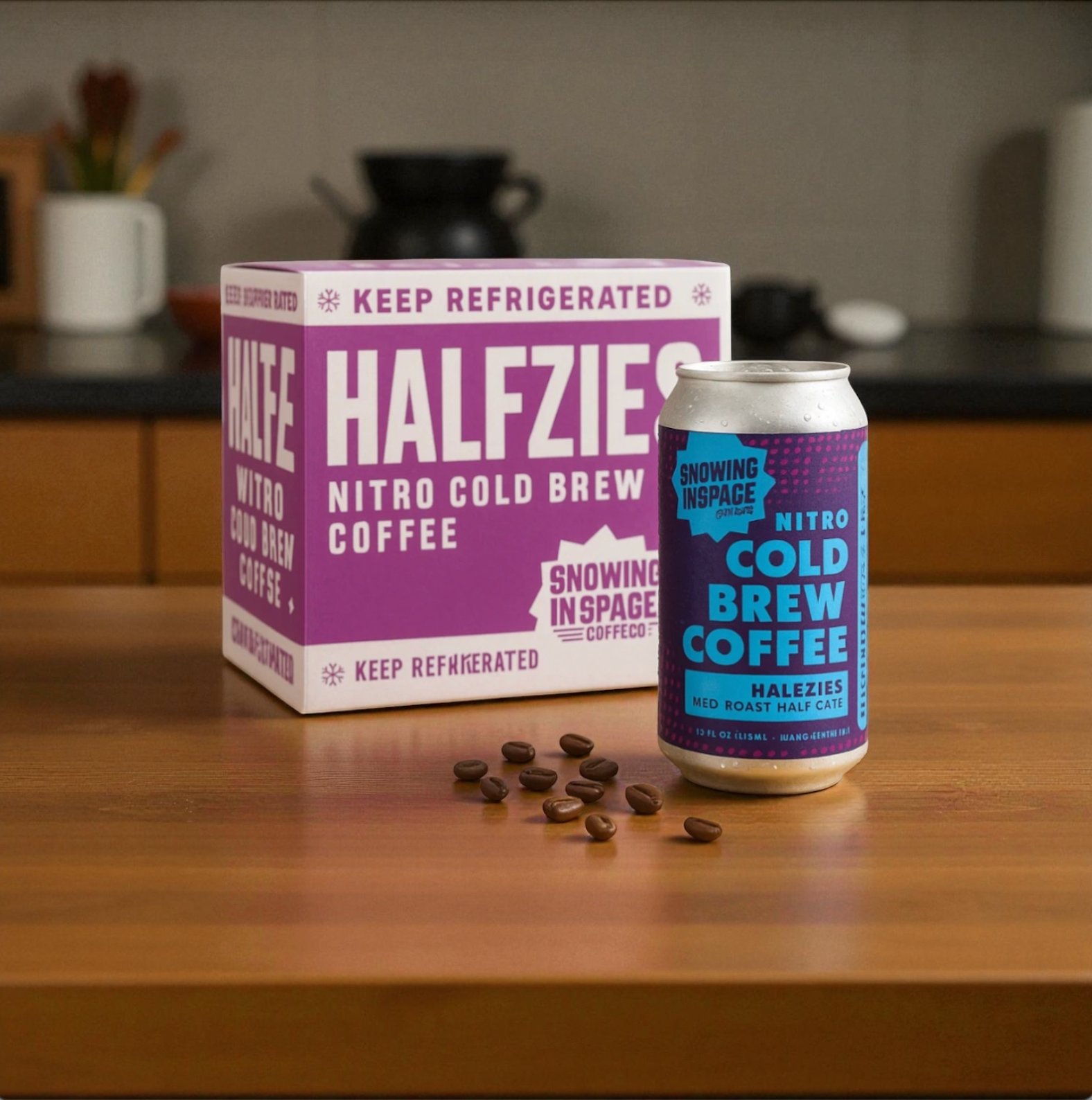 Grit Coffee Nitro Cold Brew Halfzies - 12 Pack- Medium Roast