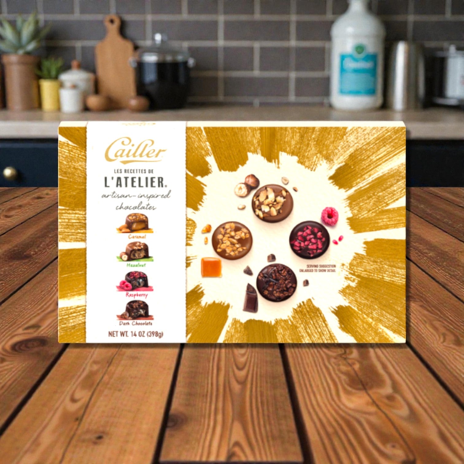 Cailler L'Atelier Artisan Inspired Chocolates, Variety Pack, 14 oz