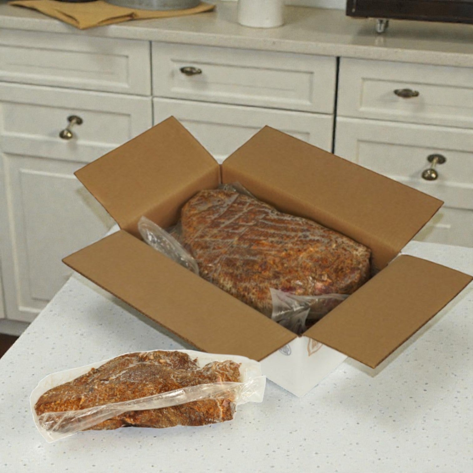 Block & Barrel Classic Fully Cooked Smoked Beef Brisket (Sliced) – 2 × 7 lb Bags