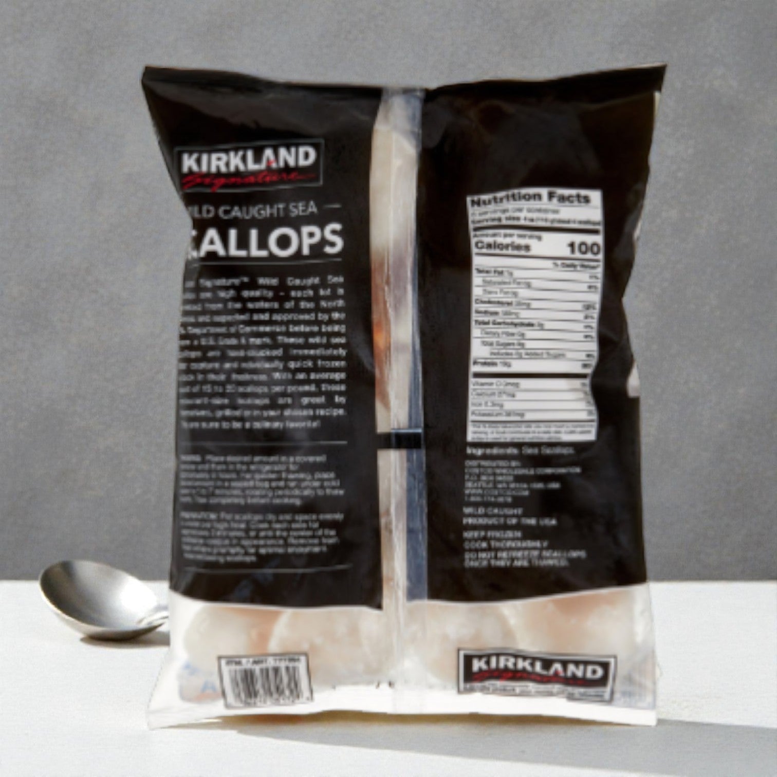 Kirkland Signature Raw Sea Scallops, 2 lbs