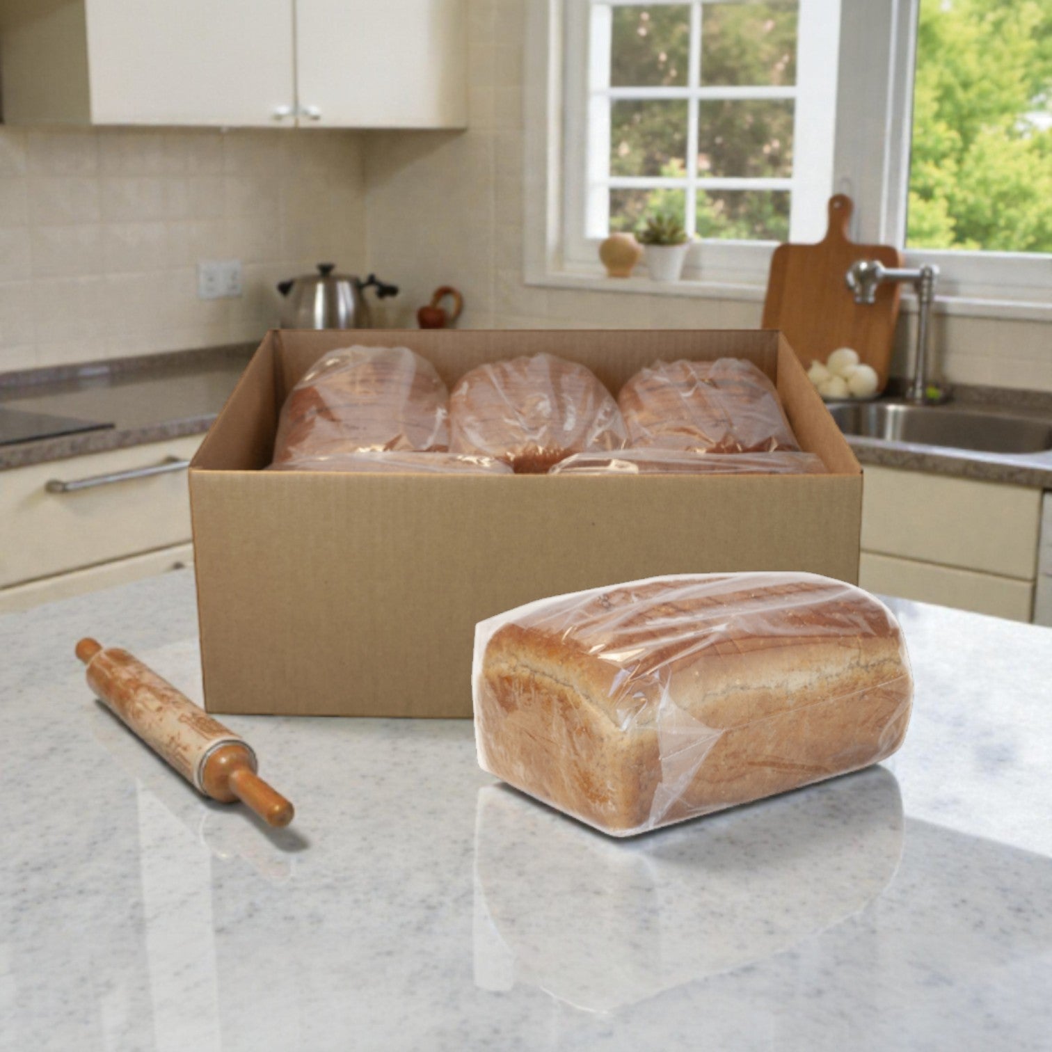 Baker’s Source Classic – Wheatberry Sliced Bread Loaf (24 oz, 14 Slices) – 10 Loaves per Case