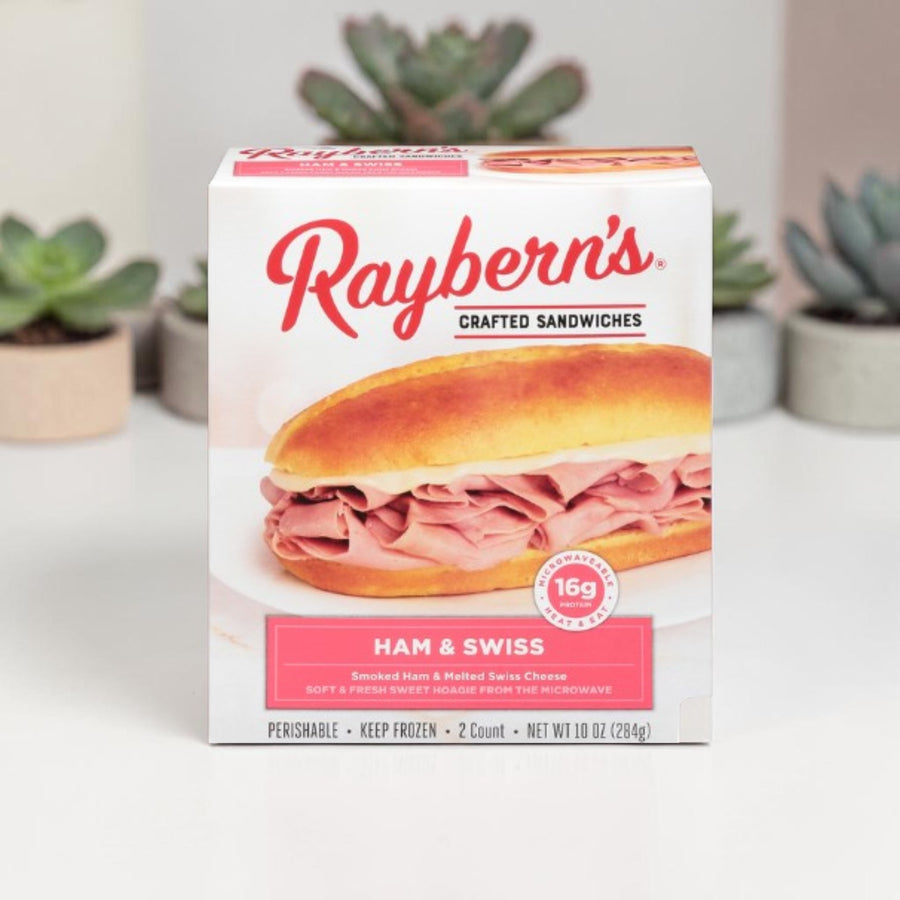 Raybern's Ham & Swiss-2 Count- 1 Pack