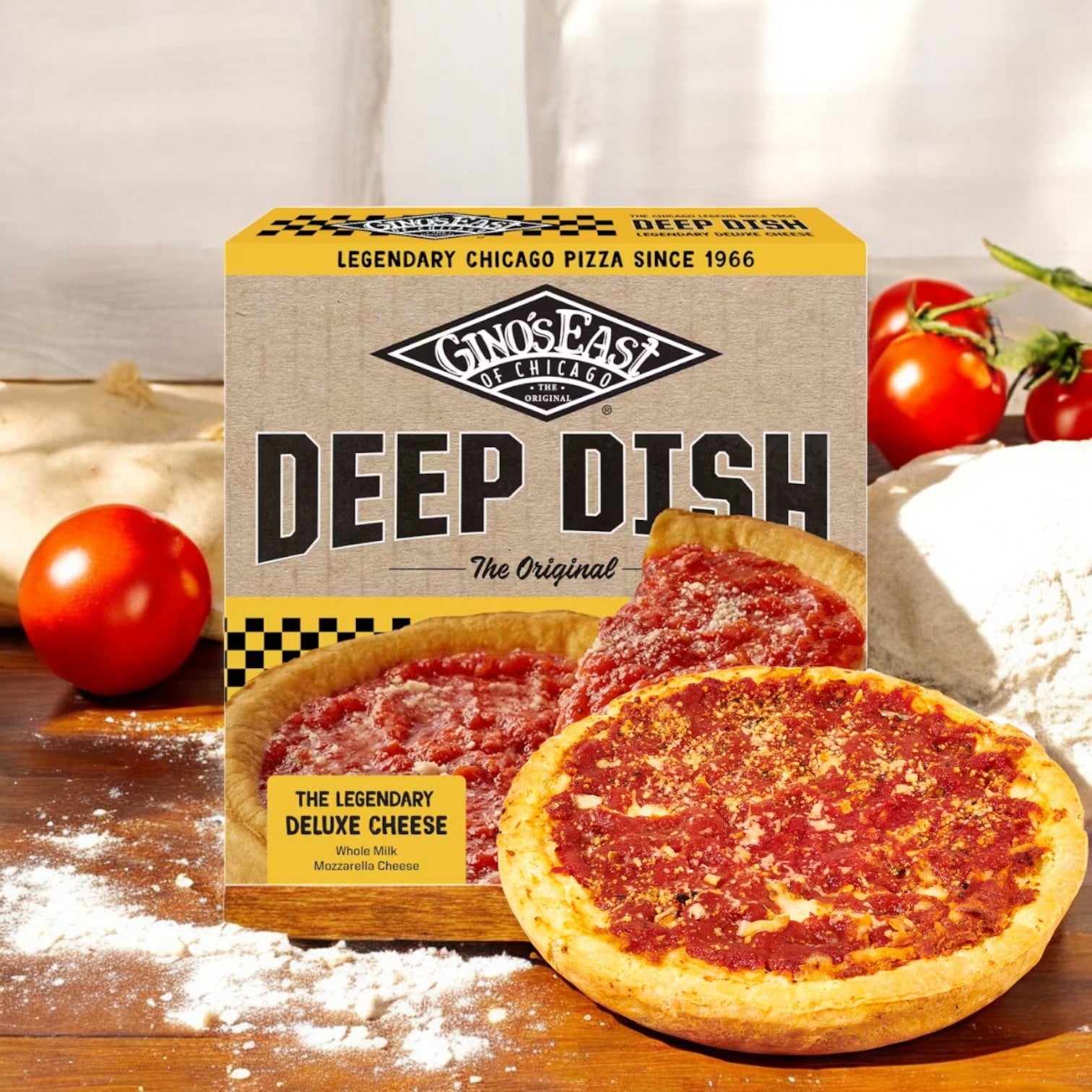 Gino's East Pizza, Deluxe Cheese, Deep Dish- 1 Count