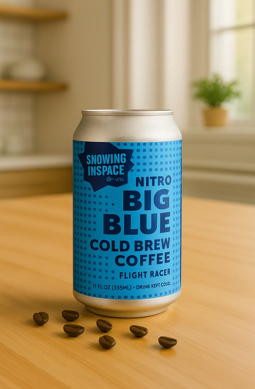 Grit Coffee Nitro Cold Brew Big Blue - 12 Pack- Light Roast