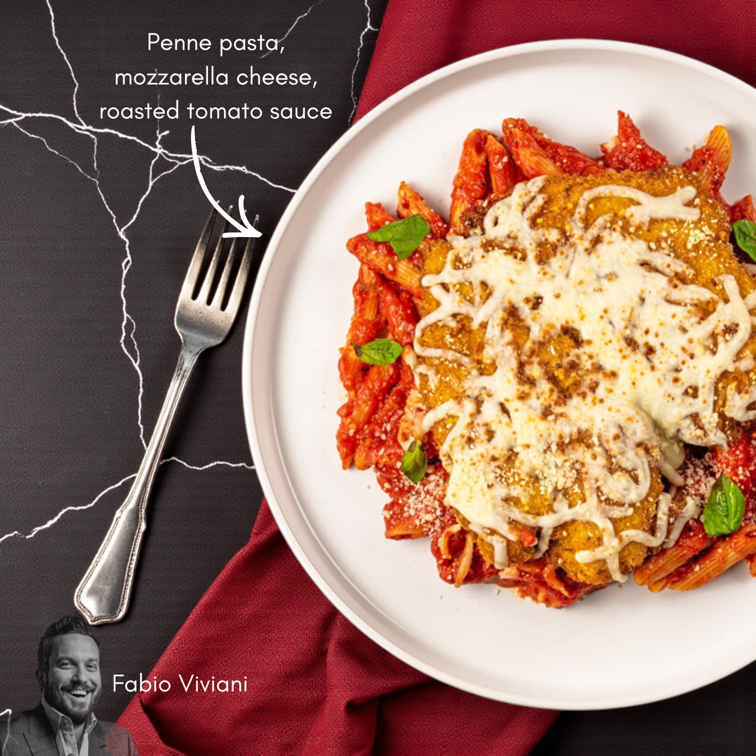 Foodhaul’s Chef’s Signature Entrée Combo features 4 gourmet frozen meals, crafted by FoodHaul for restaurant-quality dining at home. Packaging displays Fabio Viviani’s photo and endorsement.