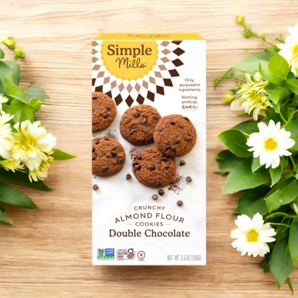 Simple Mills Almond Flour Cookies, Crunchy Double Chocolate, 5.5 oz. - 1 Count