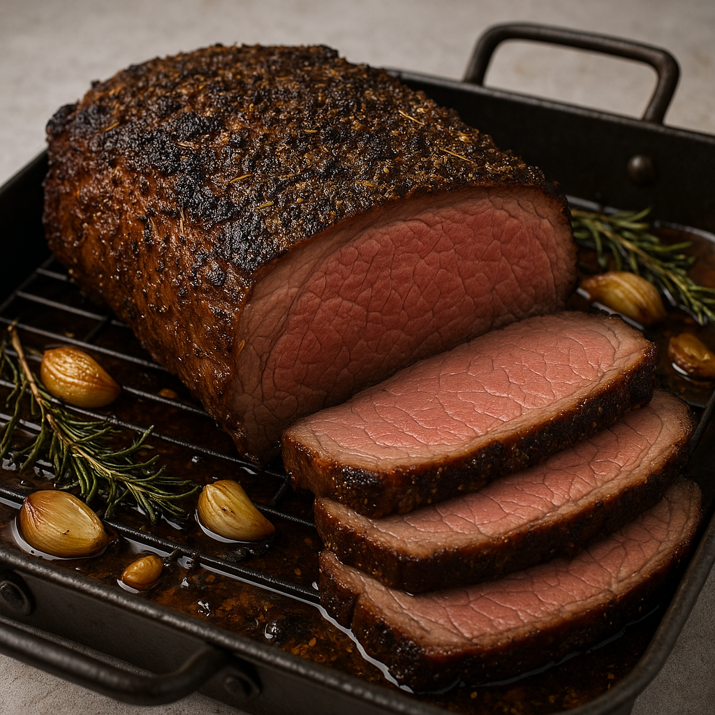 Slow-Roasted Halal New York Strip Loin Roast