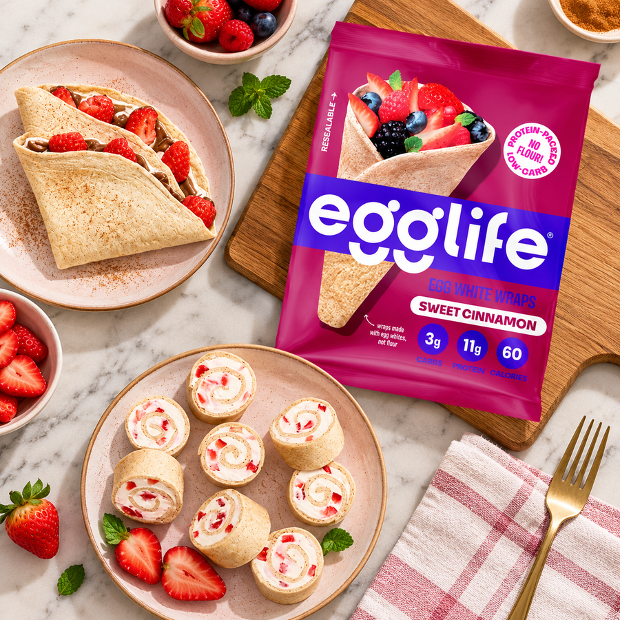 egglife Sweet Cinnamon Egg White Wraps - 1 count - 6 Count, 6 oz