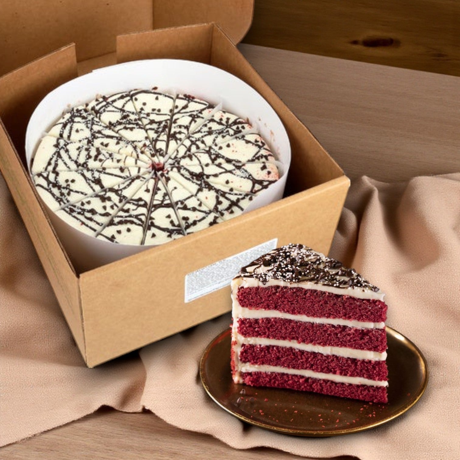 Sweet Street Cake Red Velvet, 1 Case, 28 Count Total