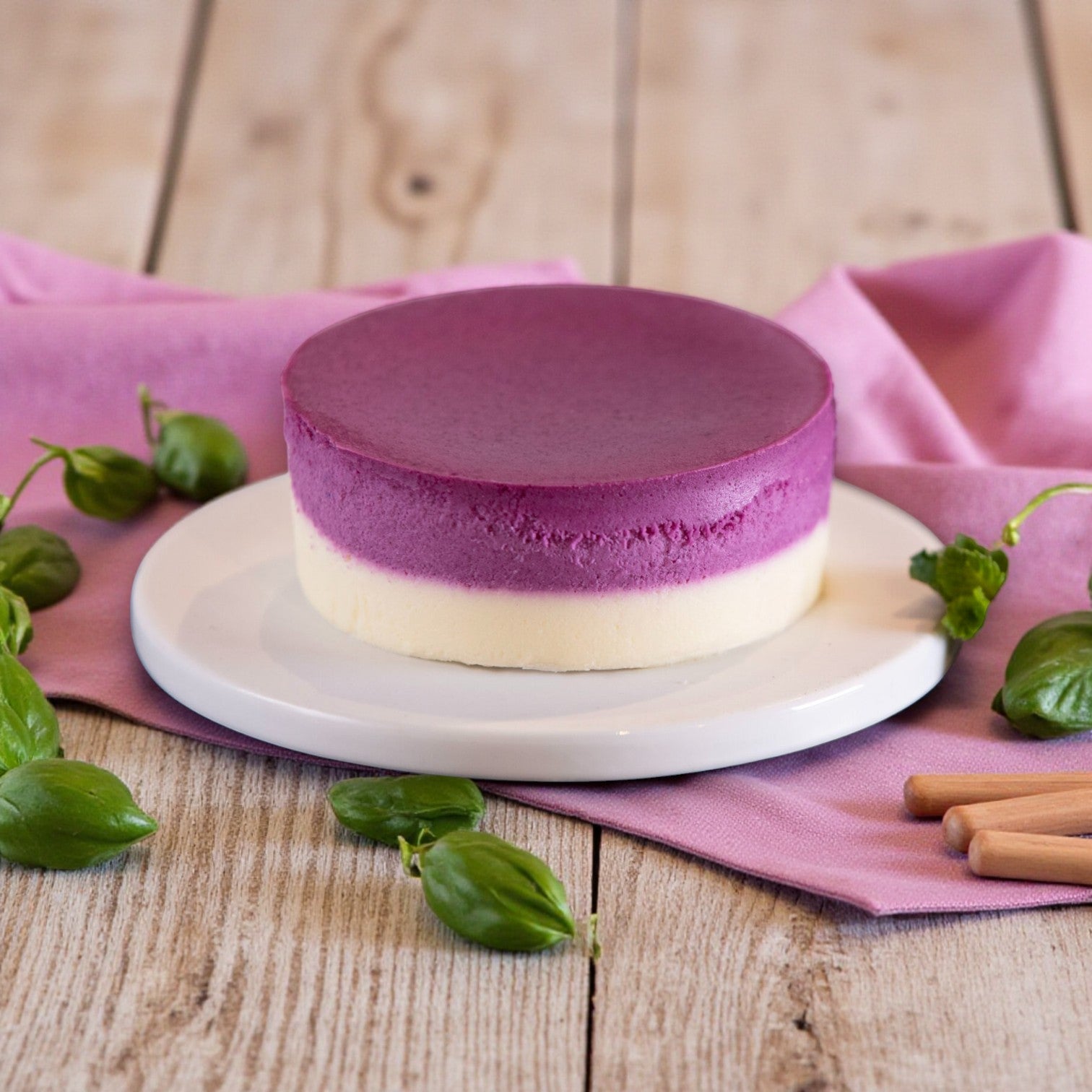 Sweet Street Cheesecake Ube Individual, 4.03 oz. - 1 Case, 32 Cheesecakes-This item requires an additional 2–3 business days for processing before it ships. If your order is time-sensitive, please plan accordingly
