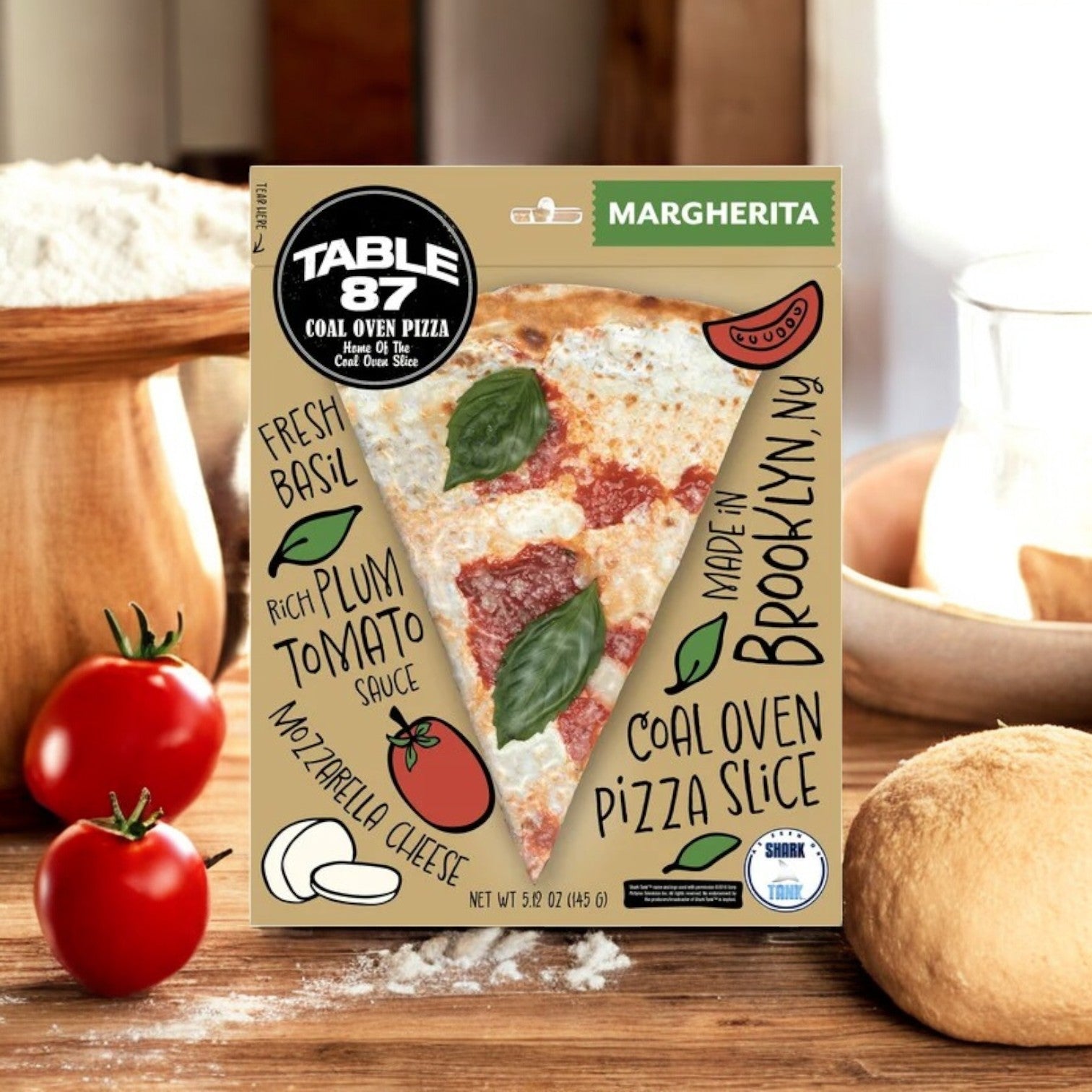 Table 87 Margherita Coal Oven Pizza, 5.12 oz - 3 Count