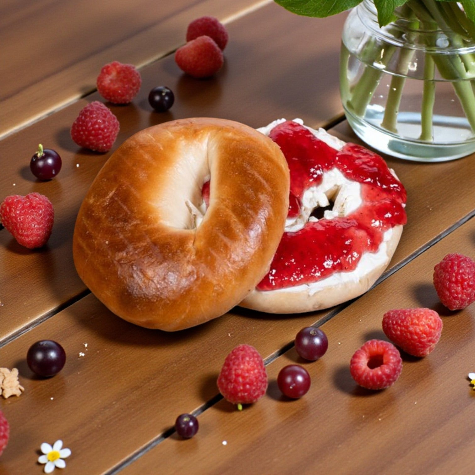 The Fit Bagel & Strawberry Superfood Spread Combo
