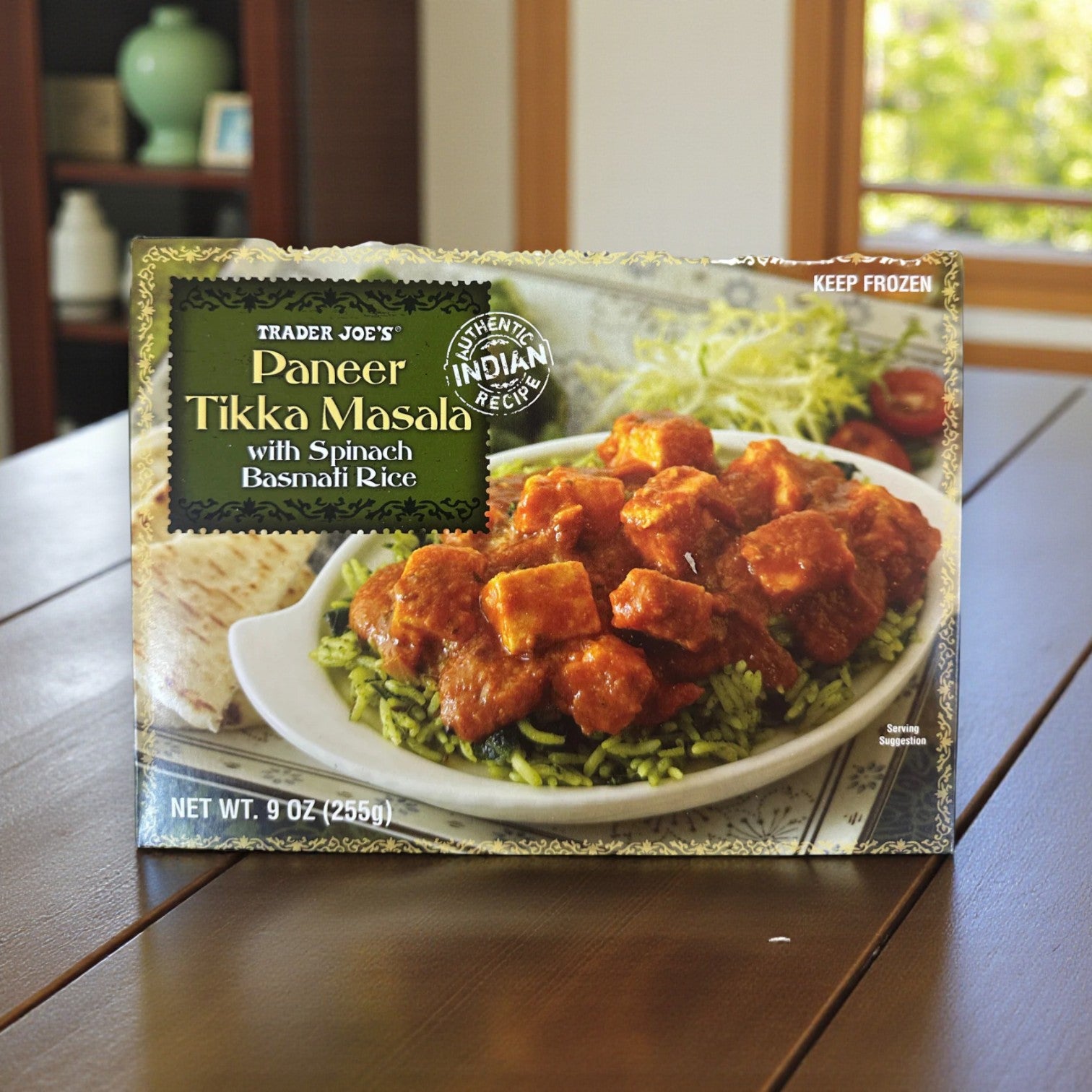 Trader Joe’s Paneer Tikka Masala with Spinach Basmati Rice, 9 oz.