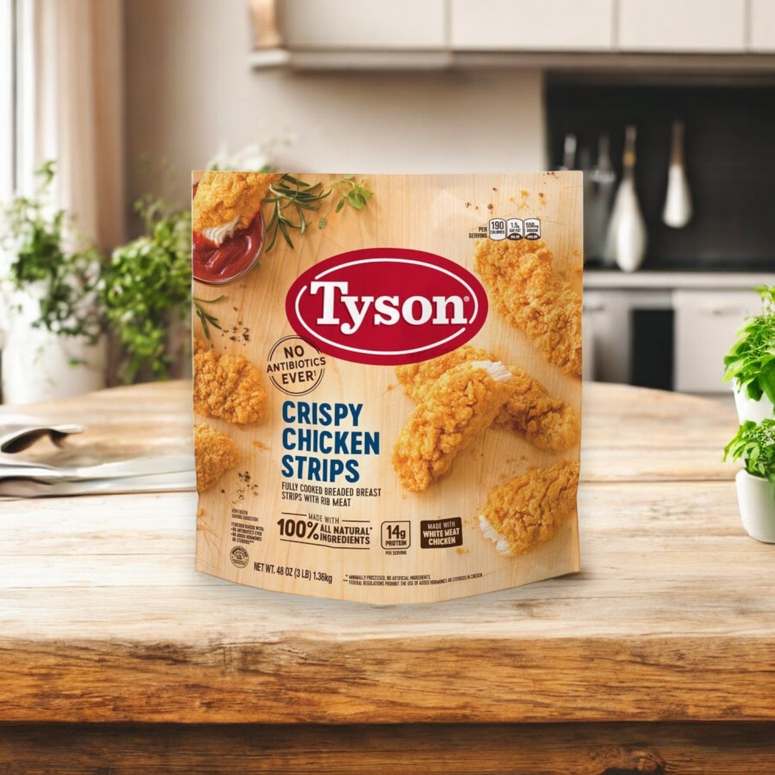 Tyson Crispy Chicken Strips, 48 oz. - 1 Bag