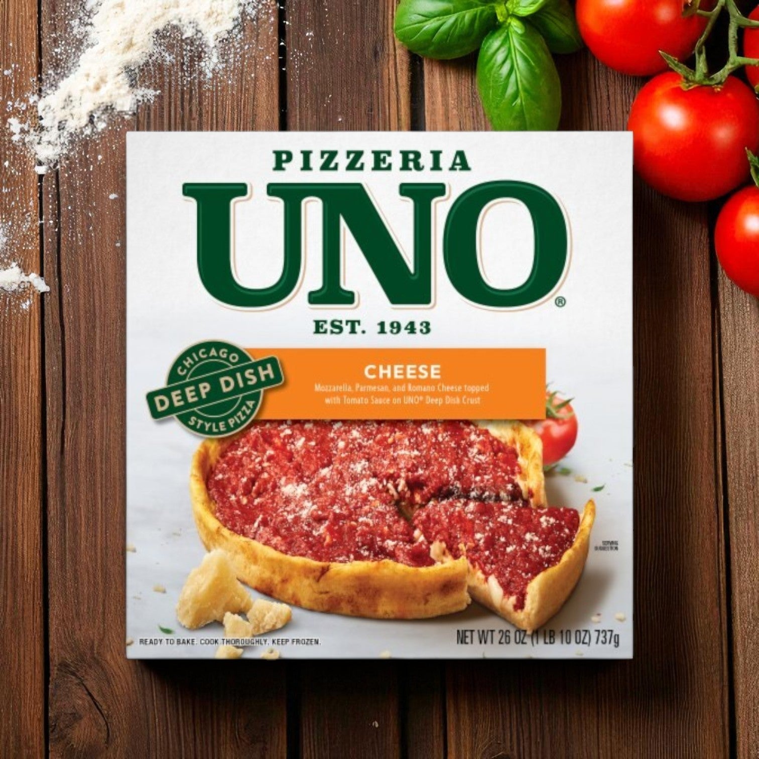 Uno Chicago Style Deep Dish Pizza Combo – Cheese & Ultimate Meat