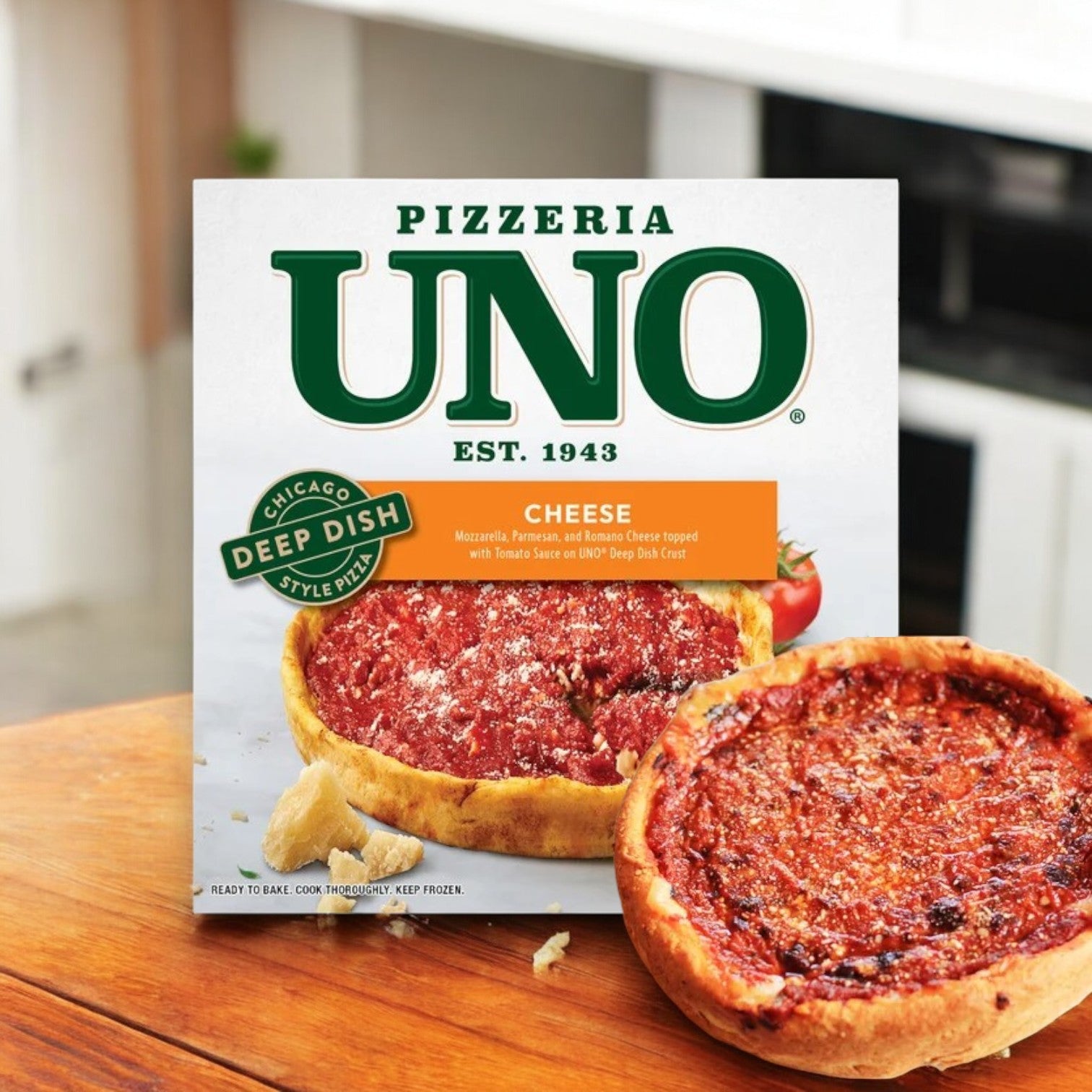 Uno Chicago Style Deep Dish Cheese Pizza, 26 oz.